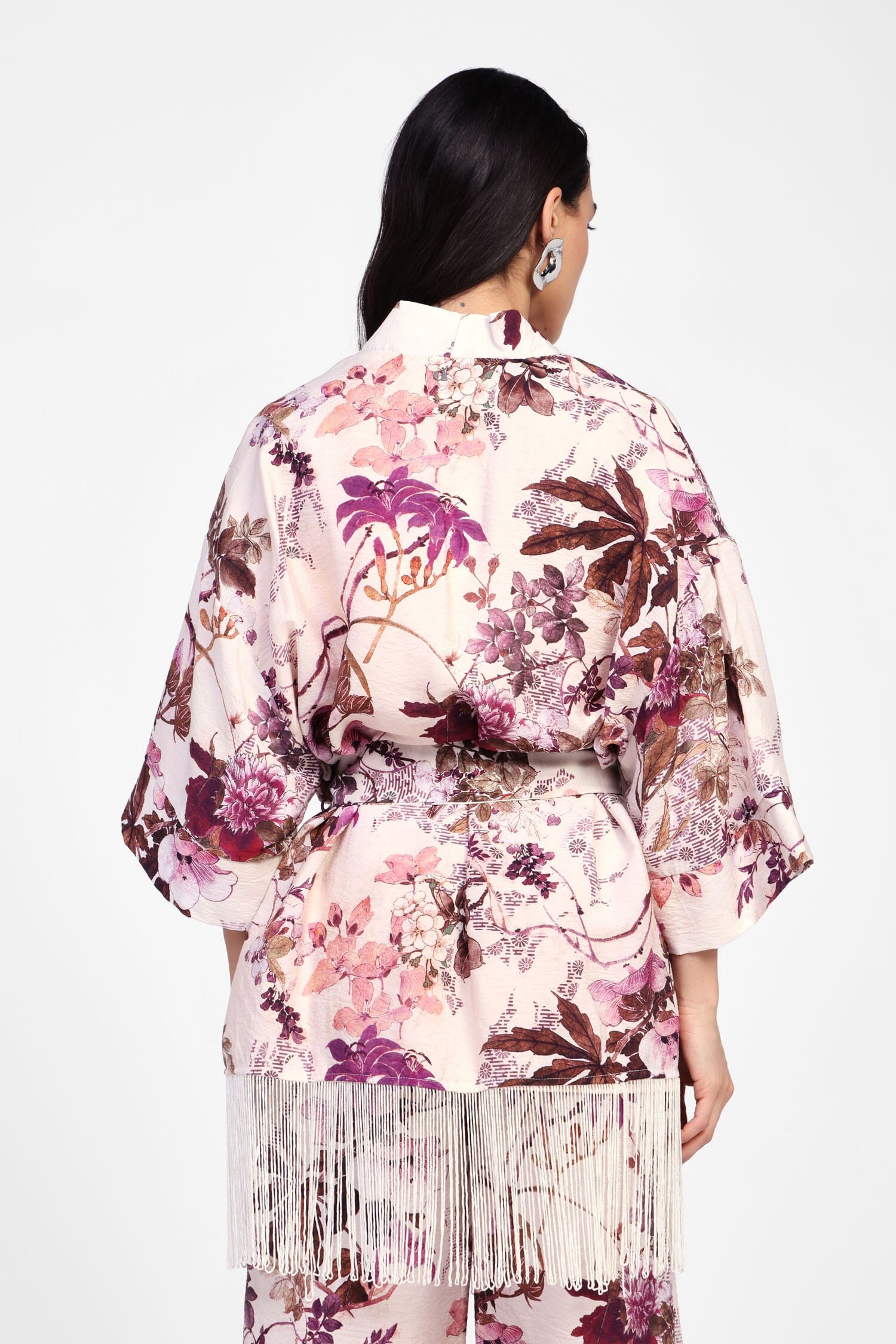 Trench-Coat With Belt And Dixie Fringes