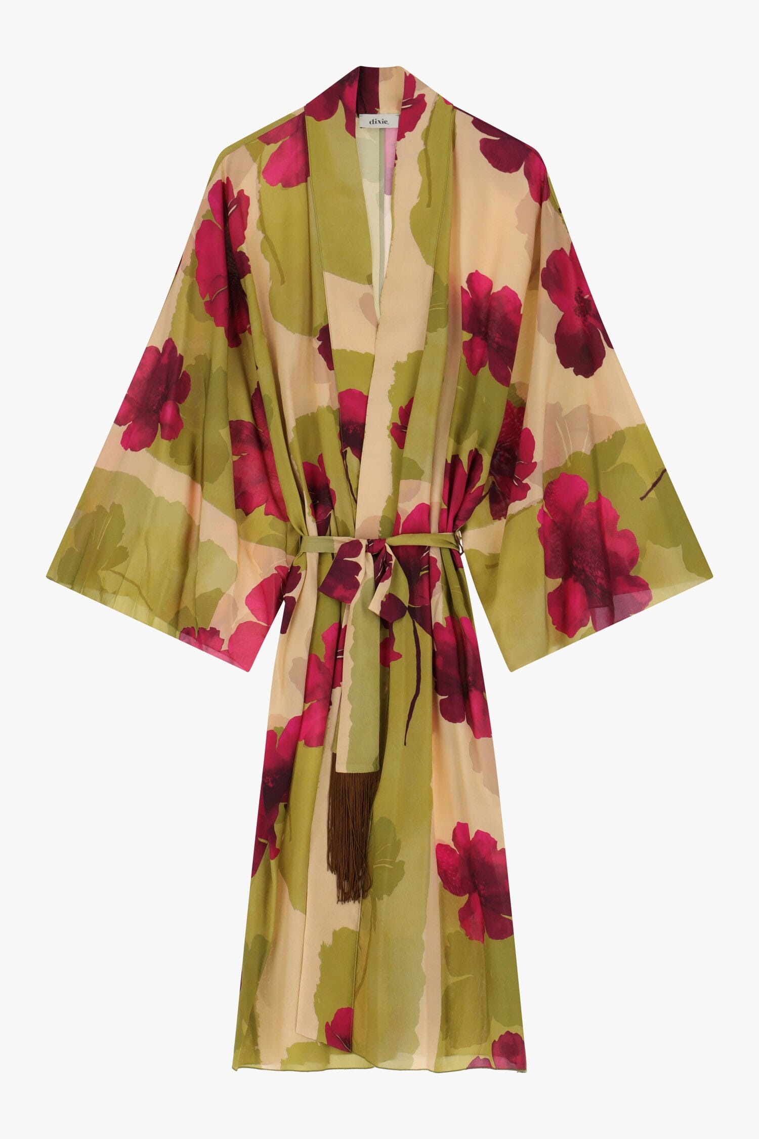 Cappotto Lungo Con Motivo Floreale Dixie