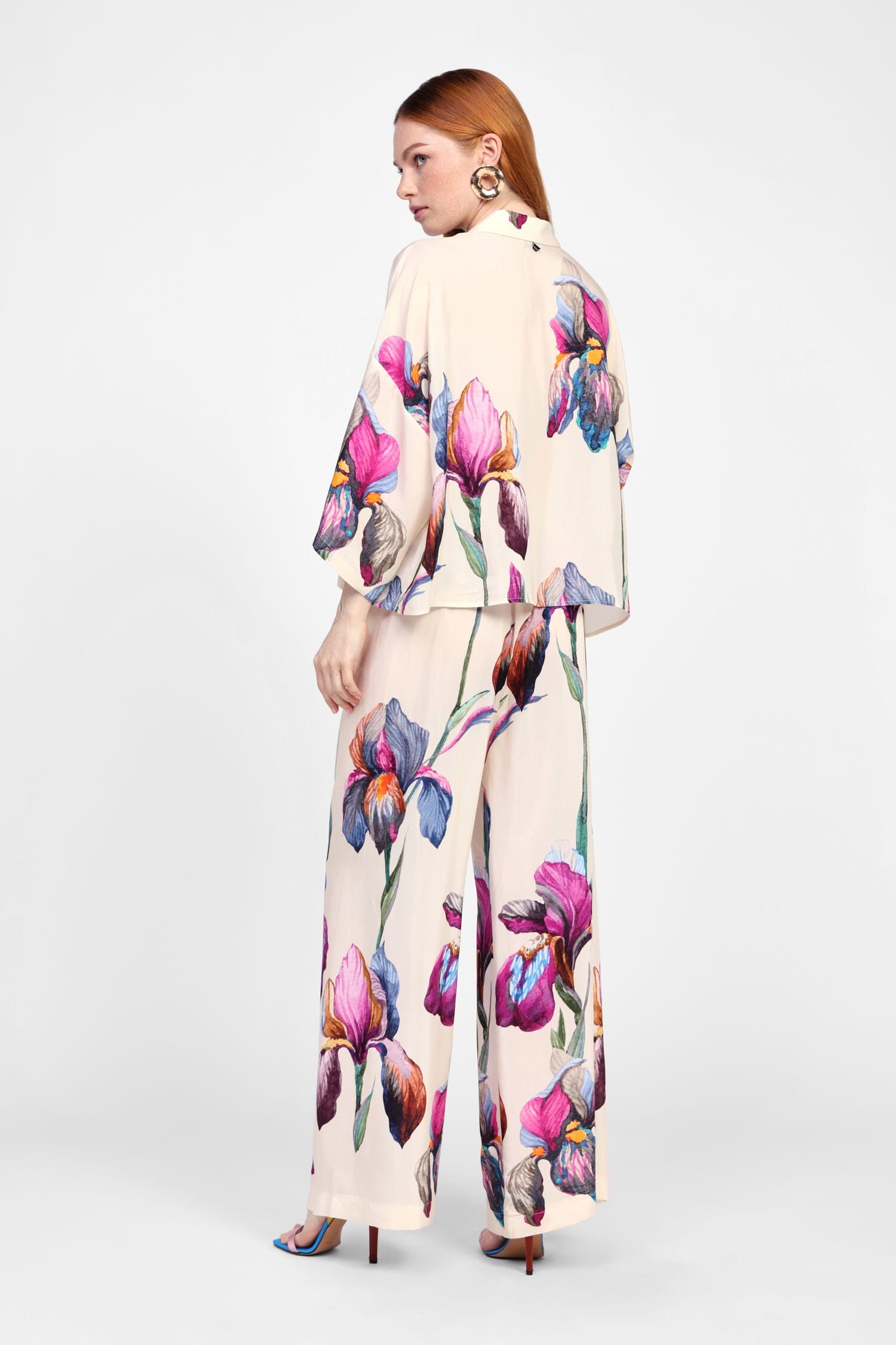 Pantaloni Ampi Con Stampa Floreale Dixie