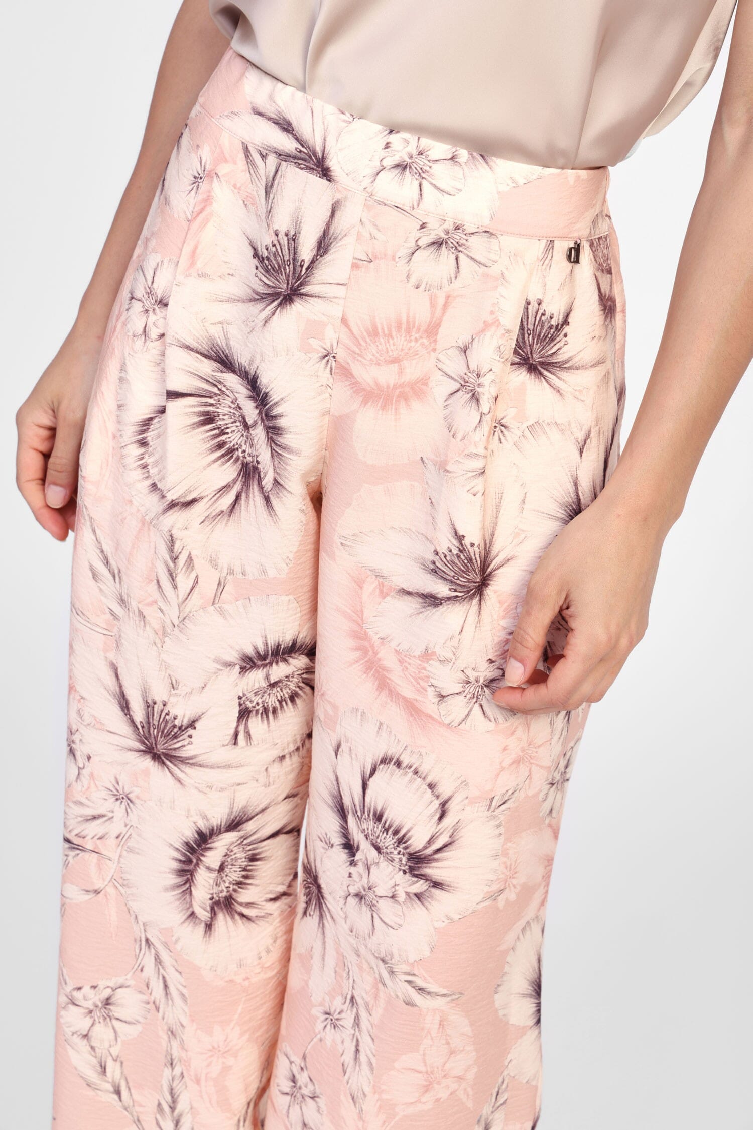 Pantalon de palace à imprimé floral Dixie