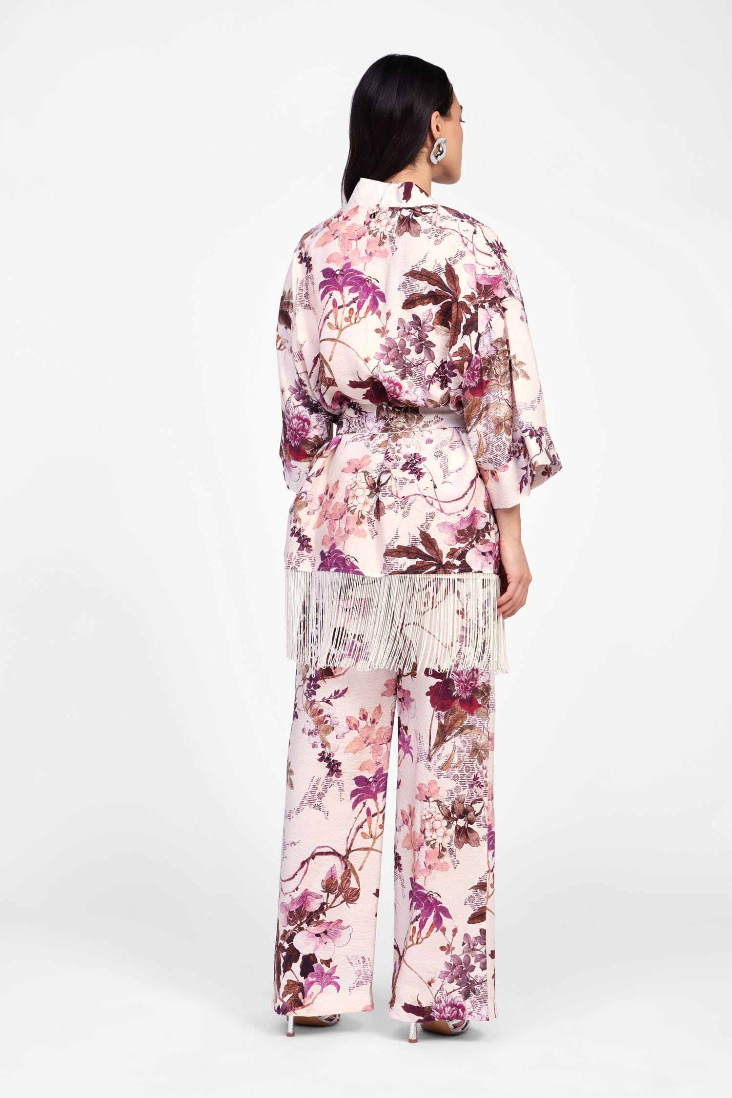 Pantaloni Palazzo Con Stampa Floreale Dixie