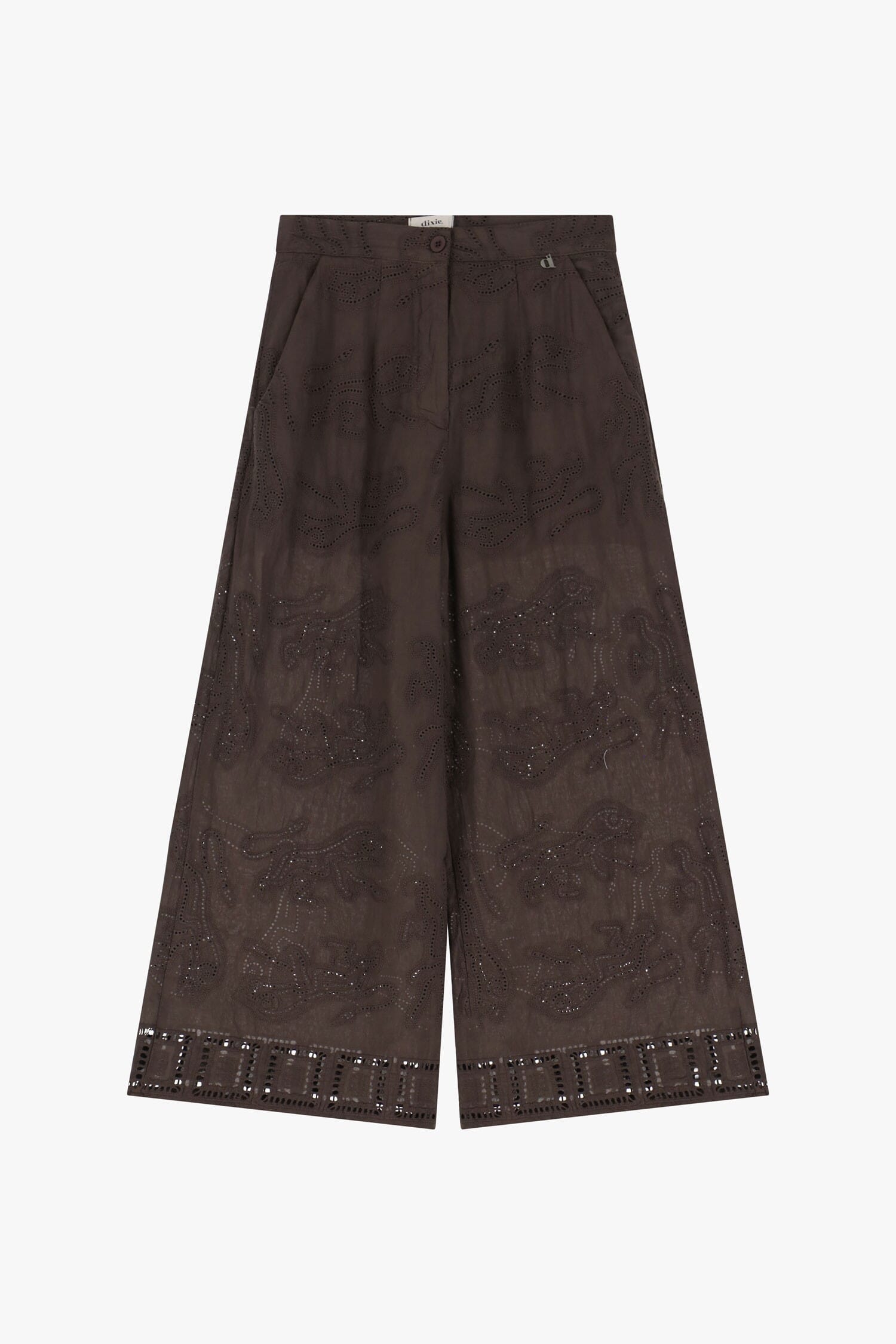 Pantaloni Larghi Con Dettagli Traforati Dixie