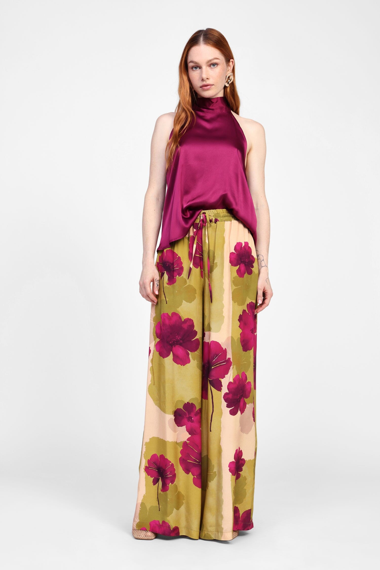 Dixie Floral Print Trousers
