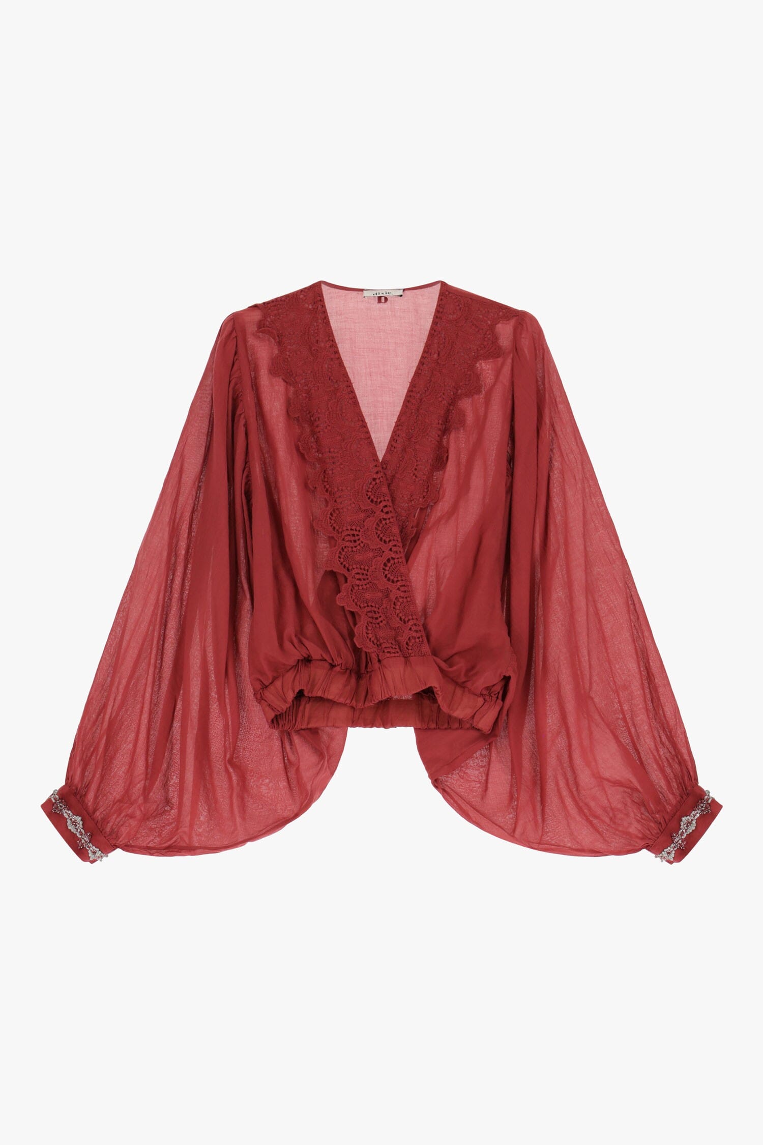 Camicia Con Maniche Ampie E Dettagli Dixie