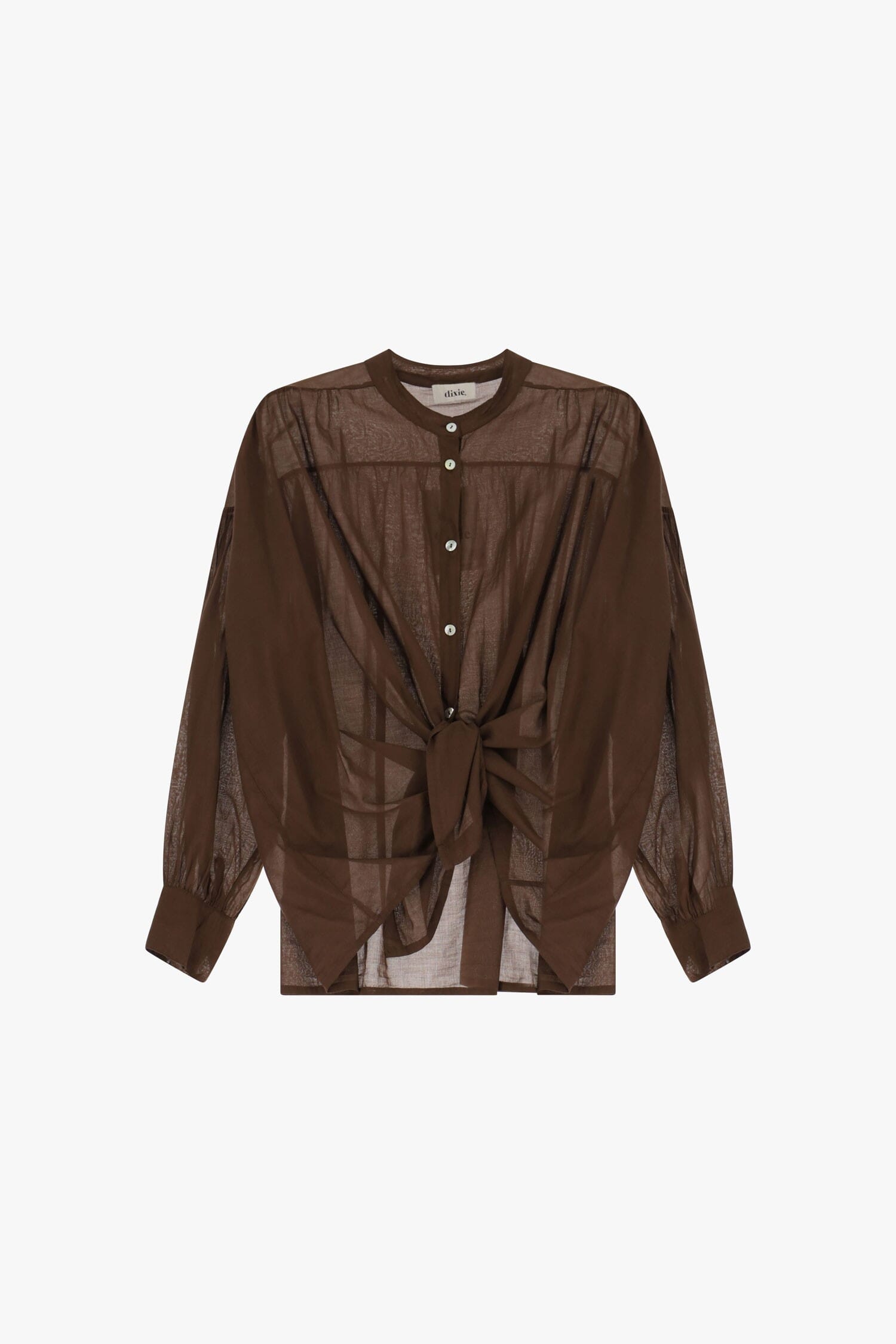 Camicia Con Nodo Frontale E Bottoni Dixie