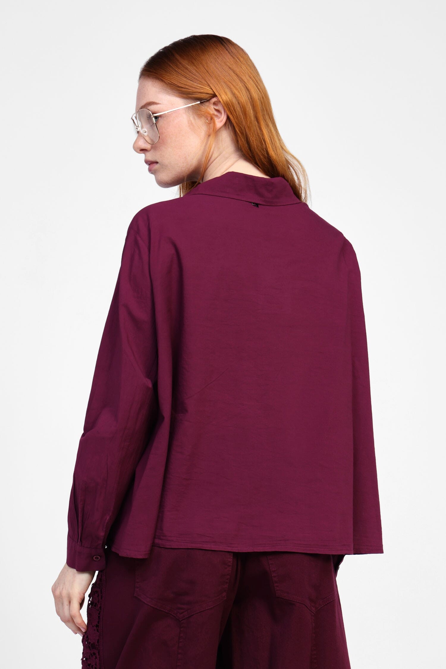 Camicia Larga Con Dettagli Laterali Dixie