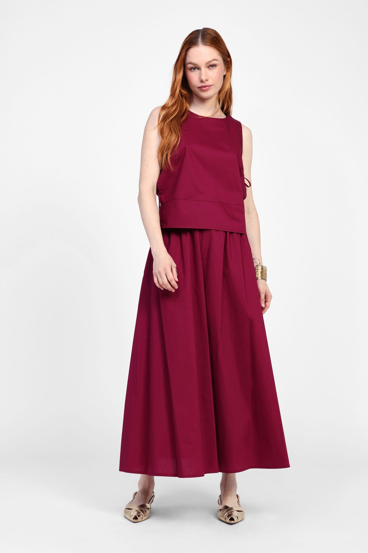 Gonna Ampia Con Vita Elasticizzata Dixie