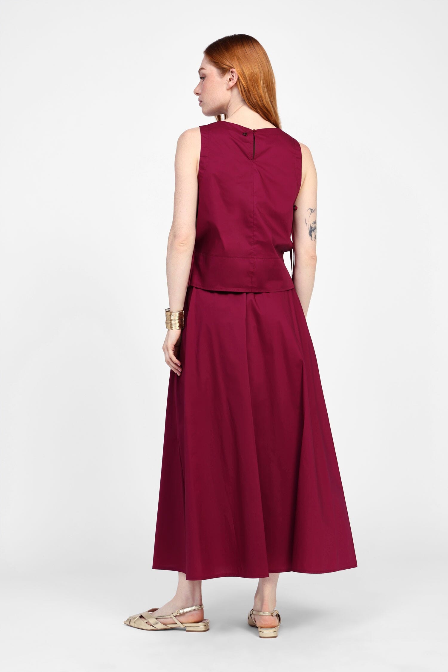 Gonna Ampia Con Vita Elasticizzata Dixie