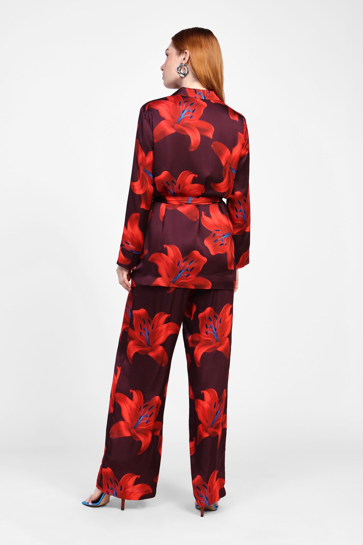 Pantaloni Ampi Con Motivo Floreale Dixie