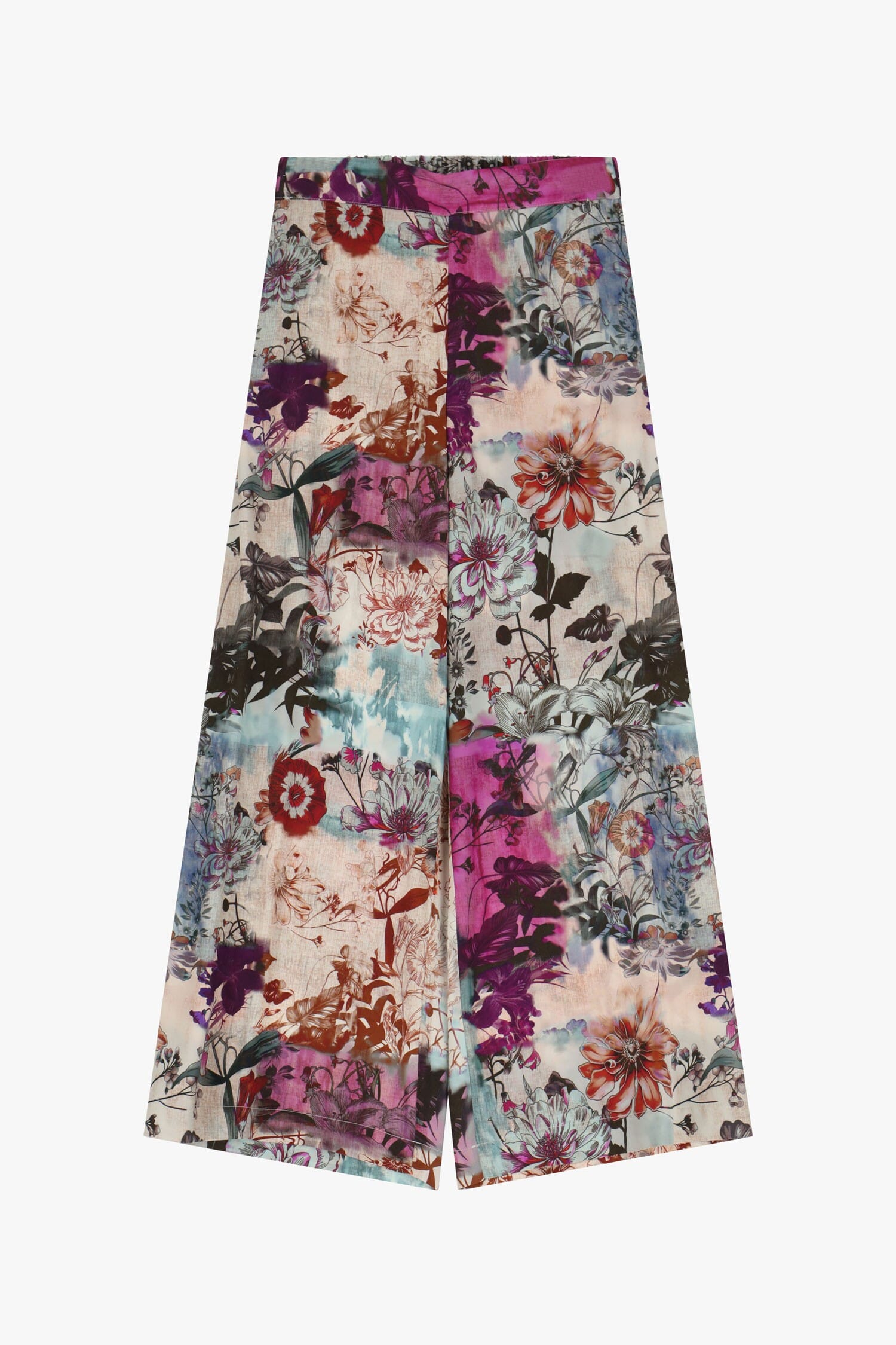 Dixie Floral Print Wide Leg Trousers