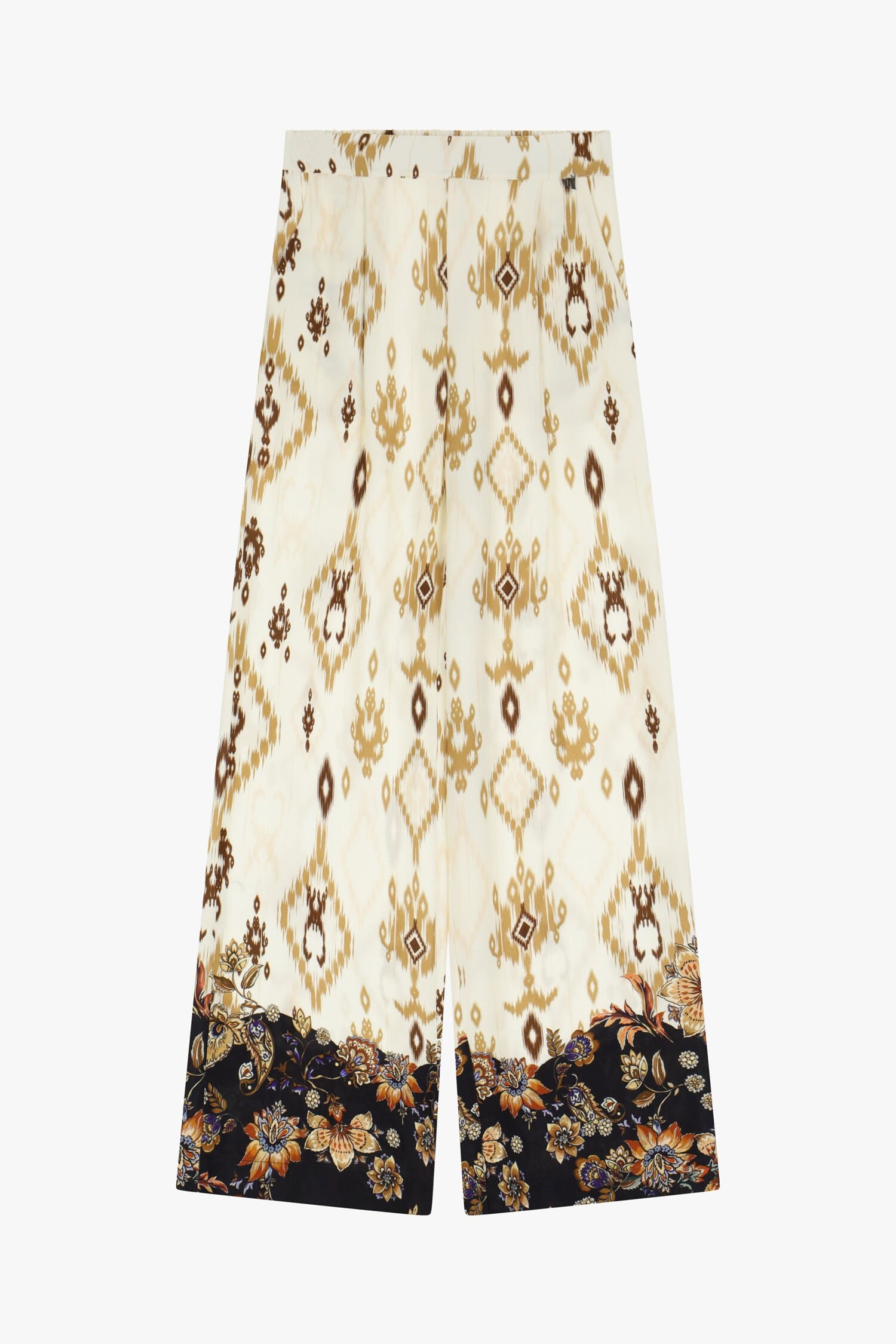 Pantaloni Palazzo Con Motivi Geometrici Dixie