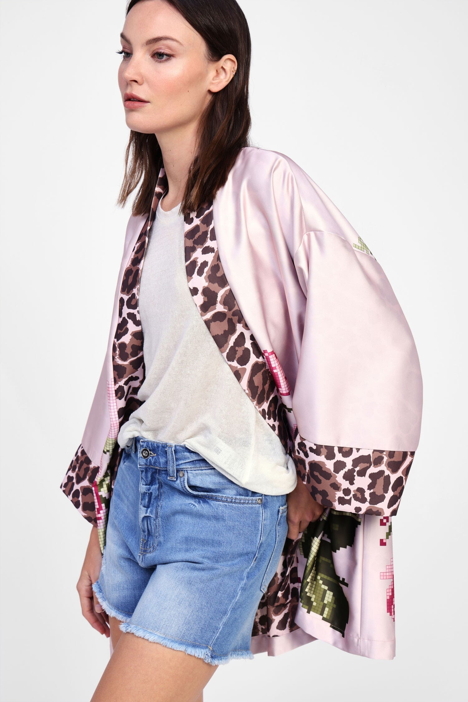 Cappotto Con Stampa Floreale E Animalier Dixie