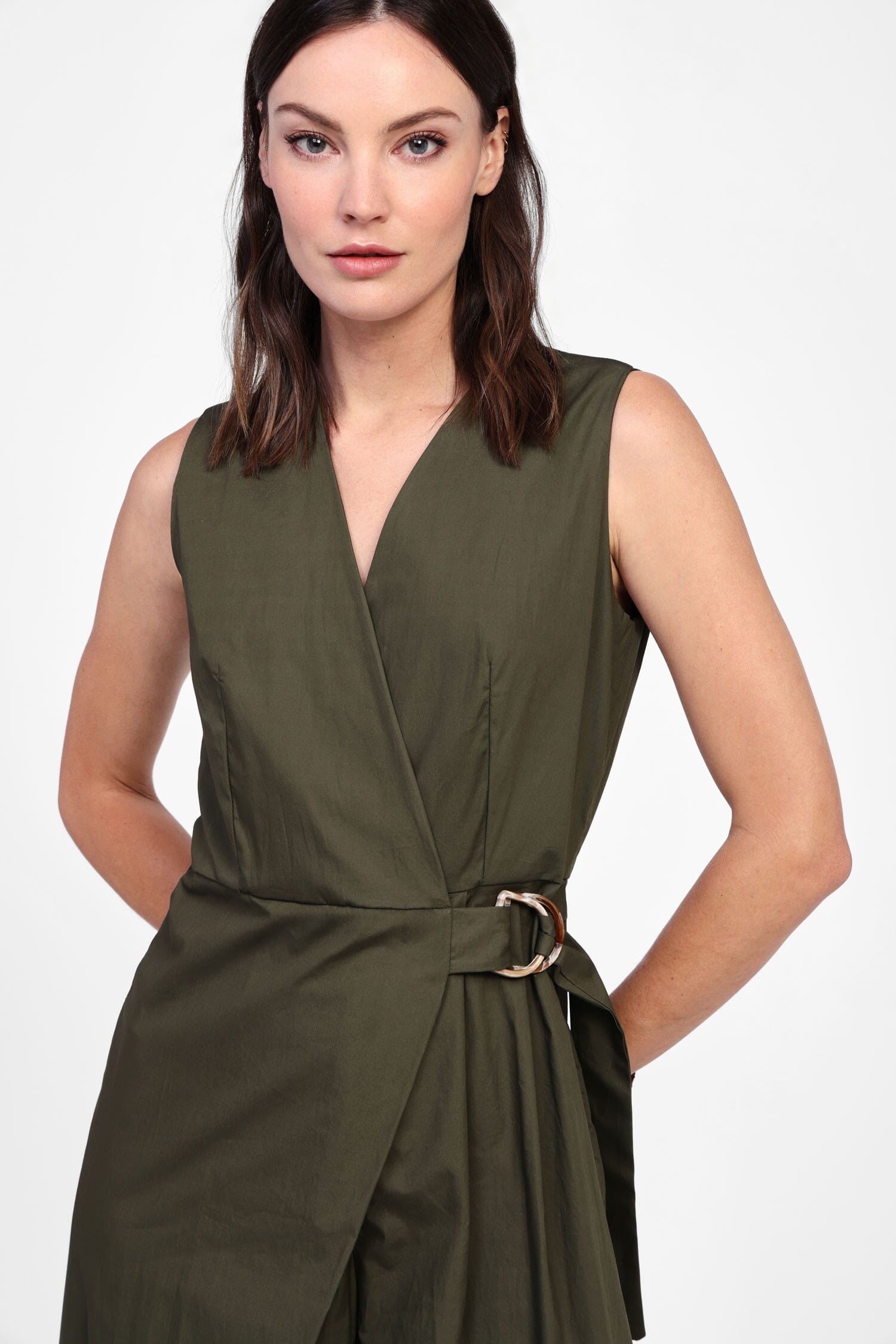 Tuta Senza Maniche Con Cintura Dixie