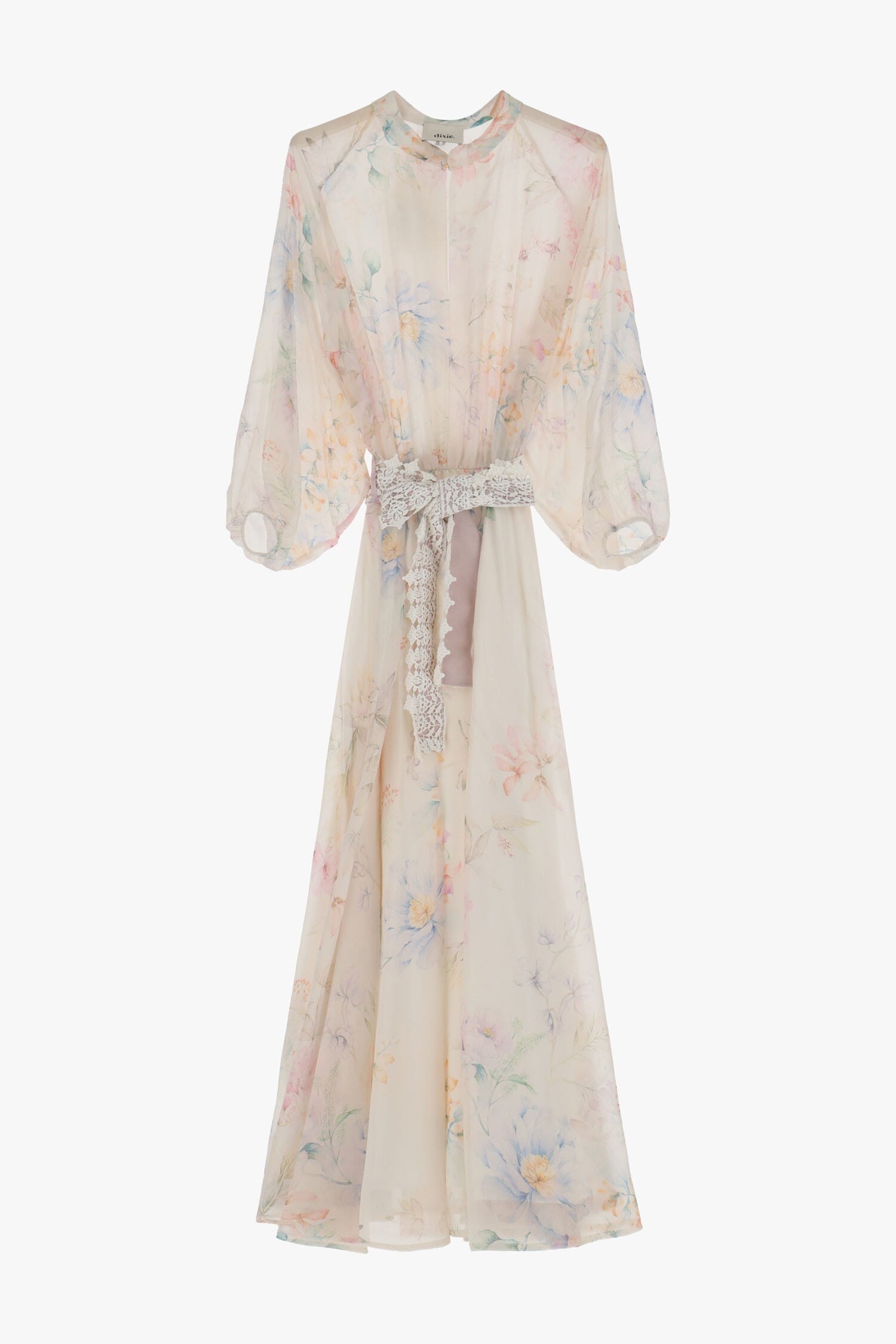 Abito Lungo Con Cintura Decorativa Dixie