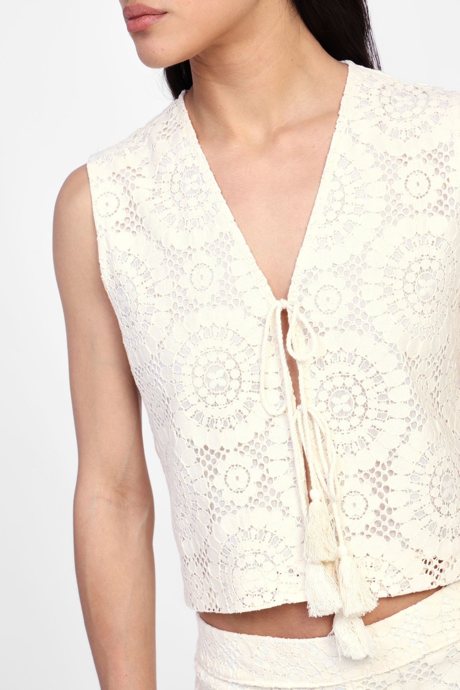 Gilet Con Dettagli Ricamati Dixie