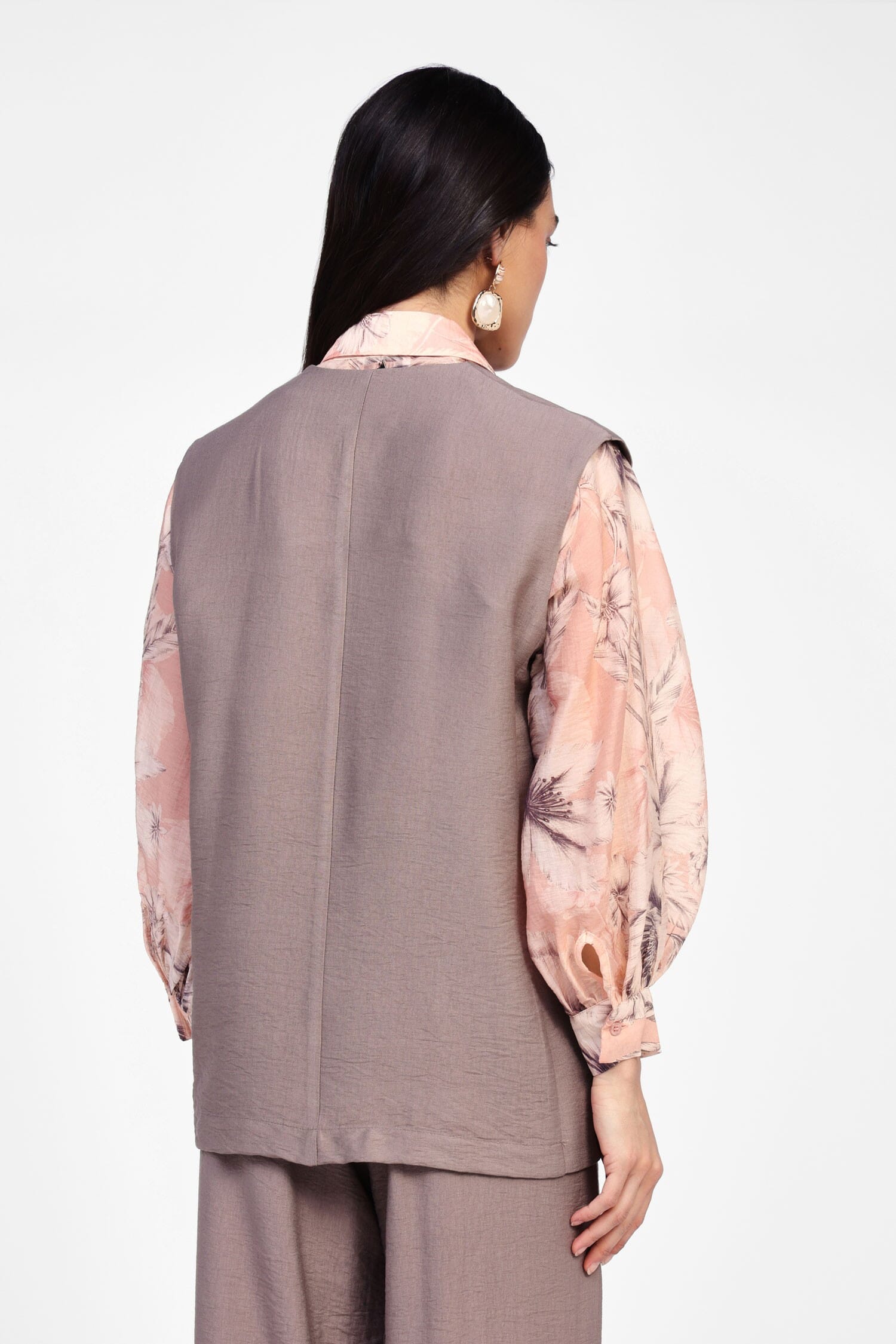 Gilet Con Tasche Frontali E Bottoni Dixie