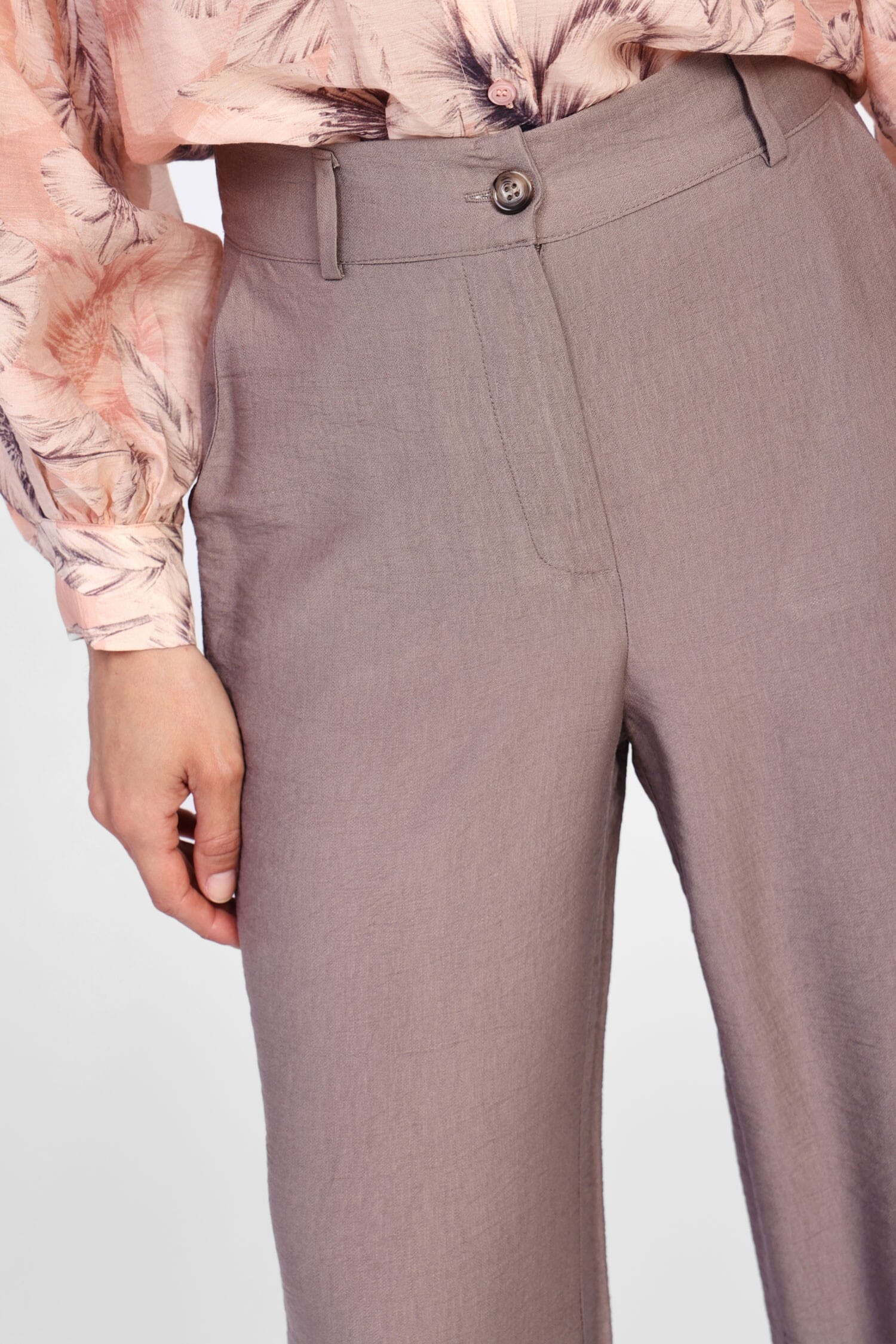 Pantaloni A Gamba Ampia Con Tasche Dixie