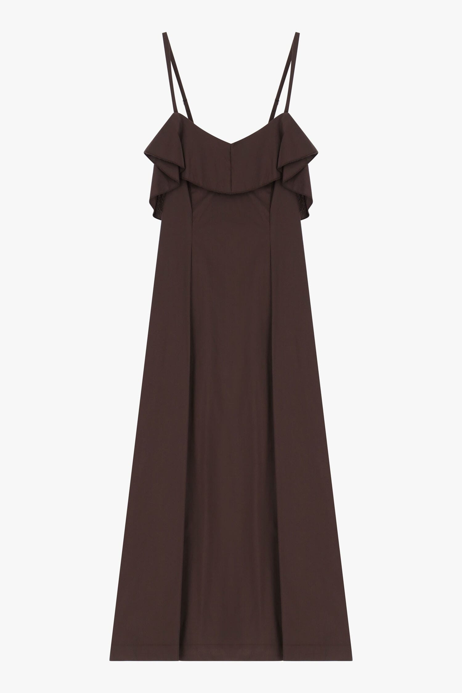 Vestito Con Spalline E Volant Dixie