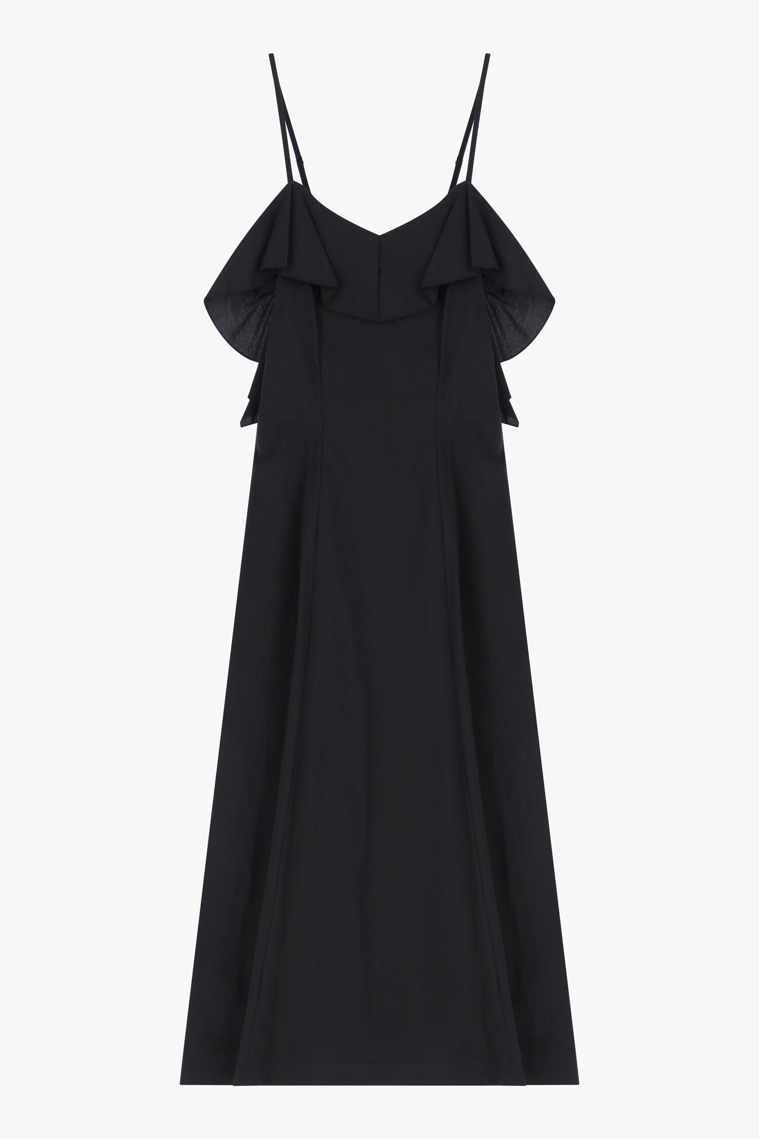 Vestito Con Spalline E Volant Dixie