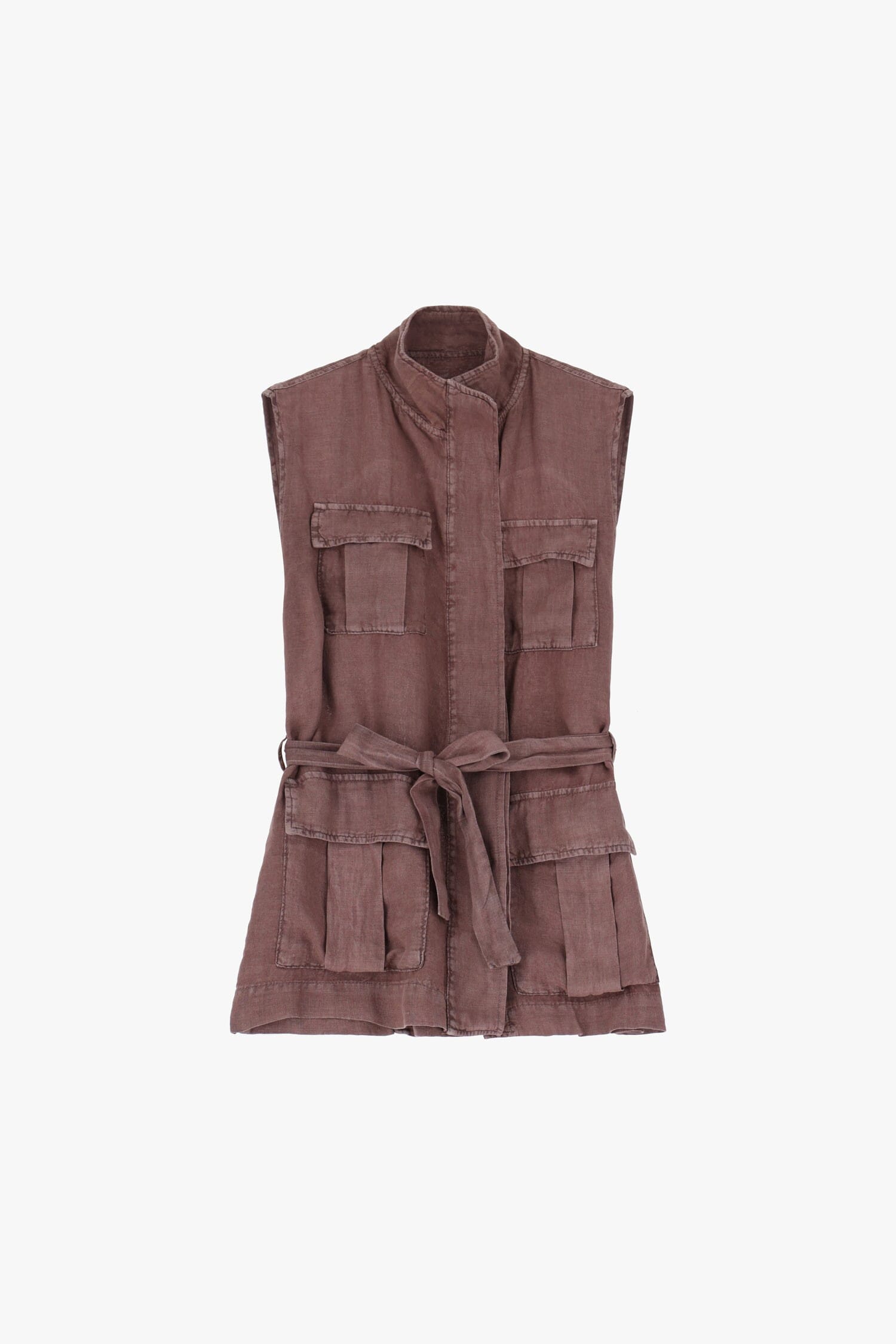 Gilet Smanicato Con Tasche Pratiche Dixie