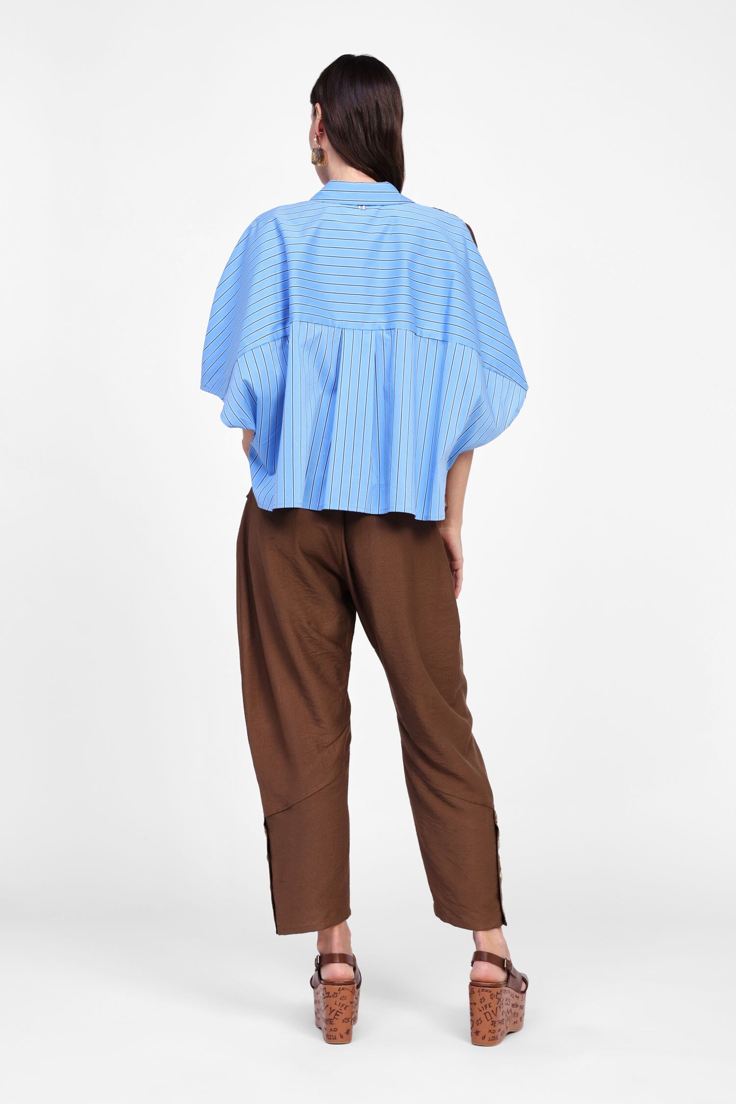 Pantaloni Chino Con Bottoni Laterali Dixie