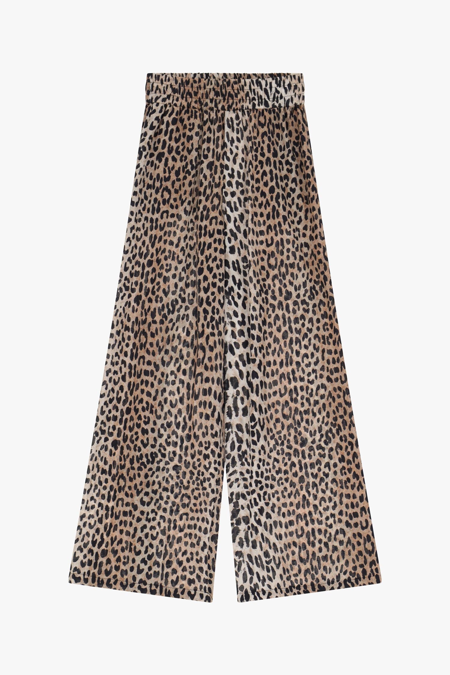 Pantaloni Larghi Stampati A Vita Alta Dixie