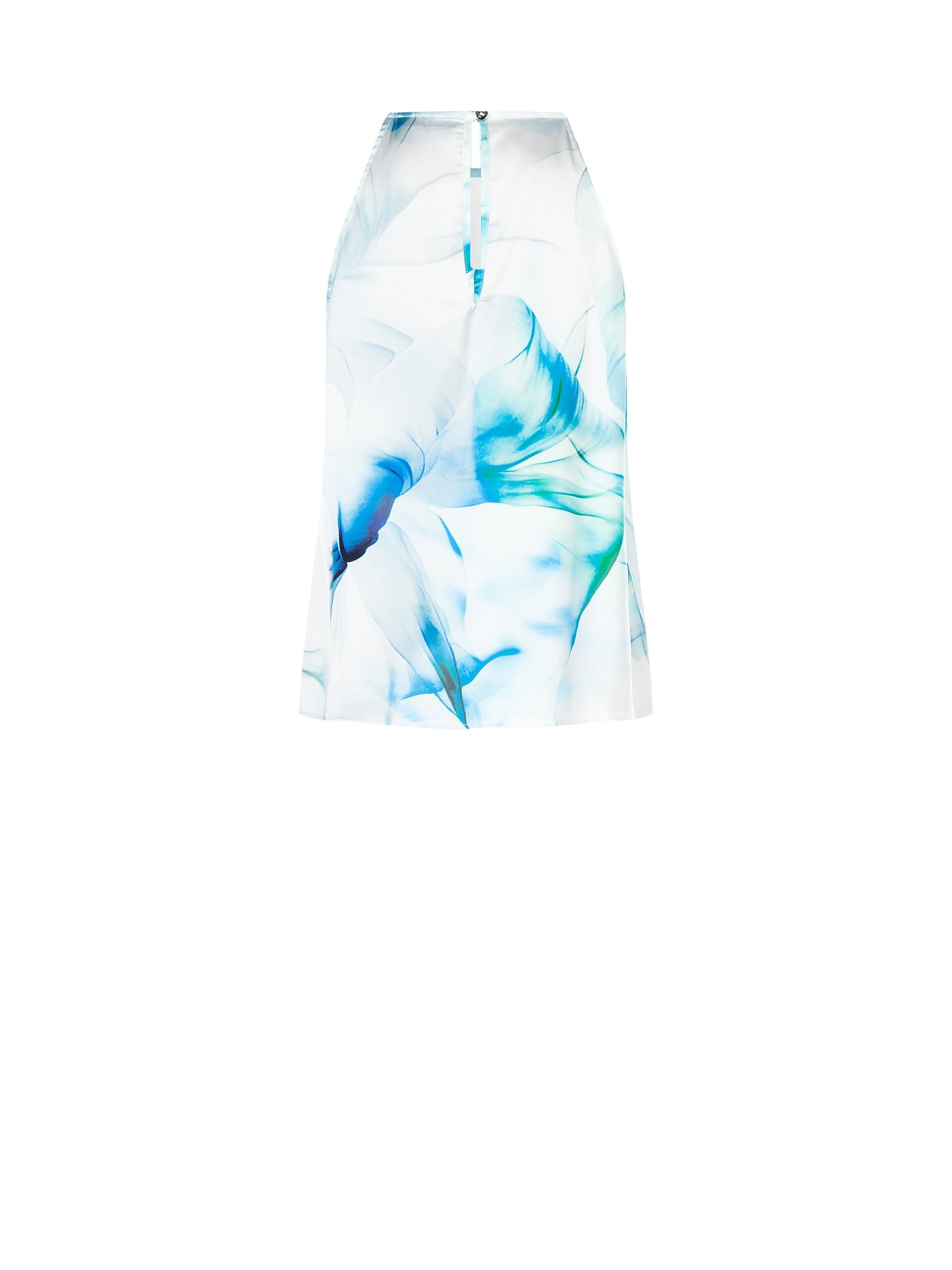 Top Sfiancato Fluido In Raso Rinascimento