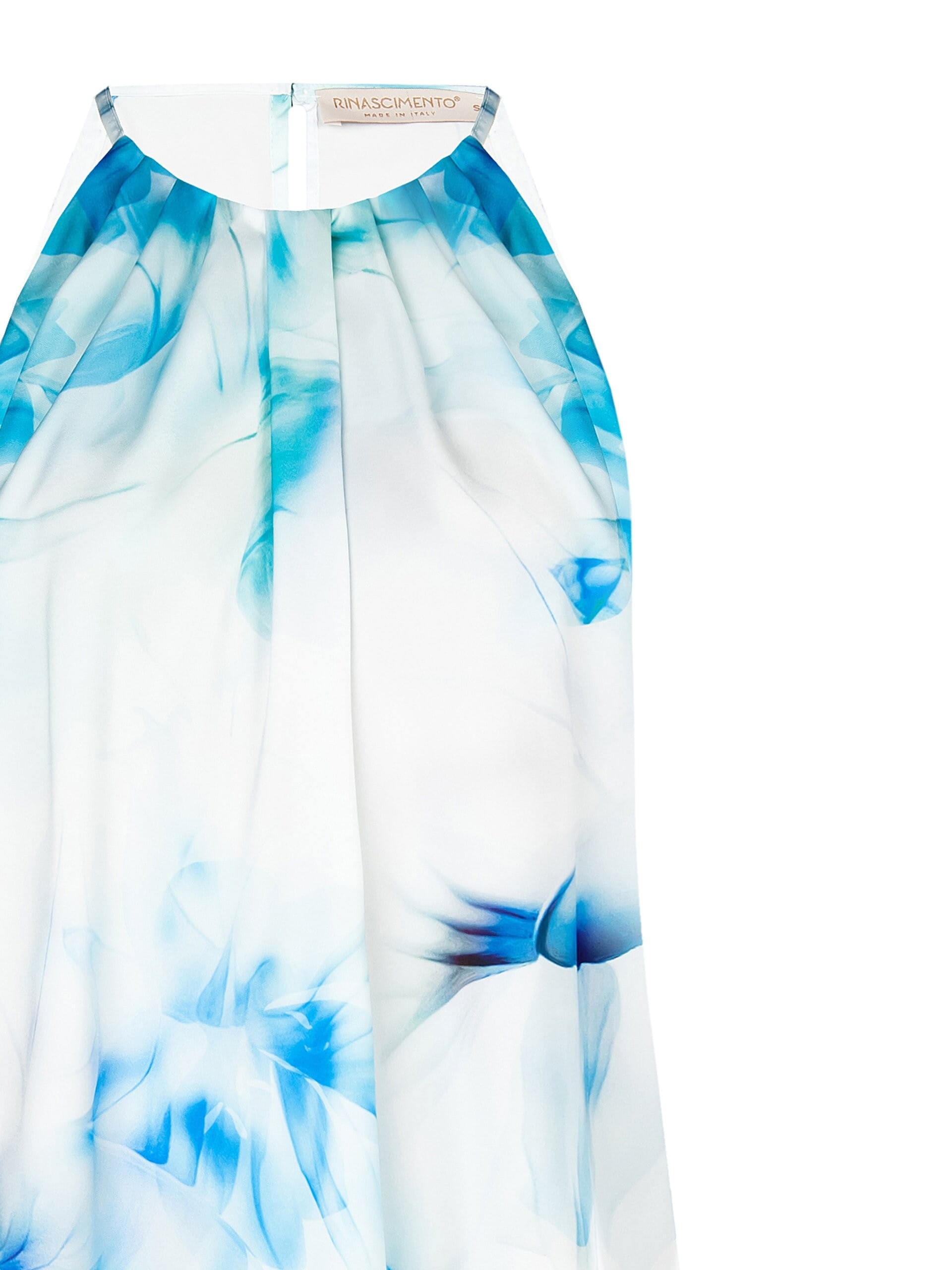 Top Sfiancato Fluido In Raso Rinascimento