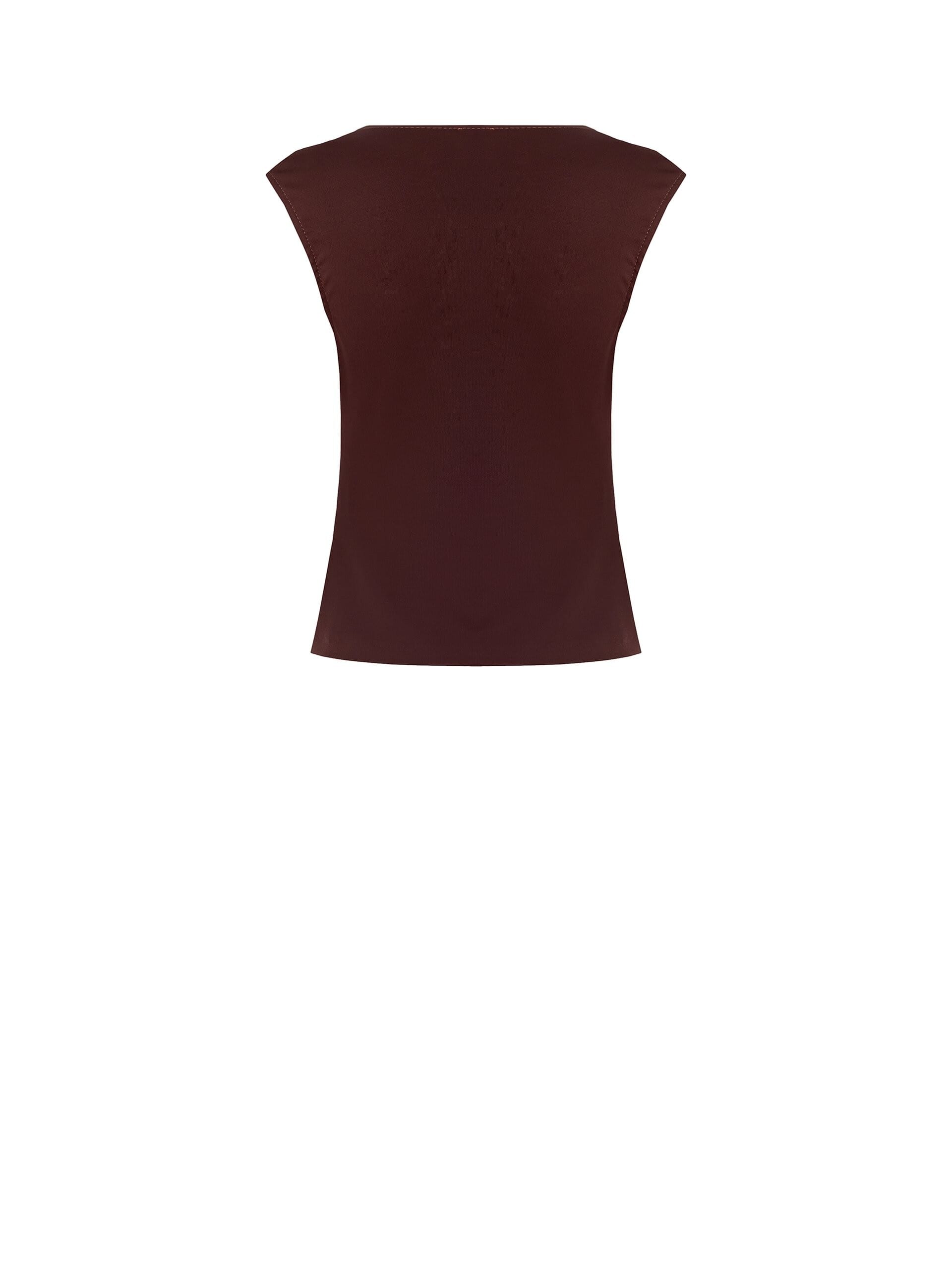 Top Sfiancato In Maglina Con Bottoni Sulle Spalle Rinascimento