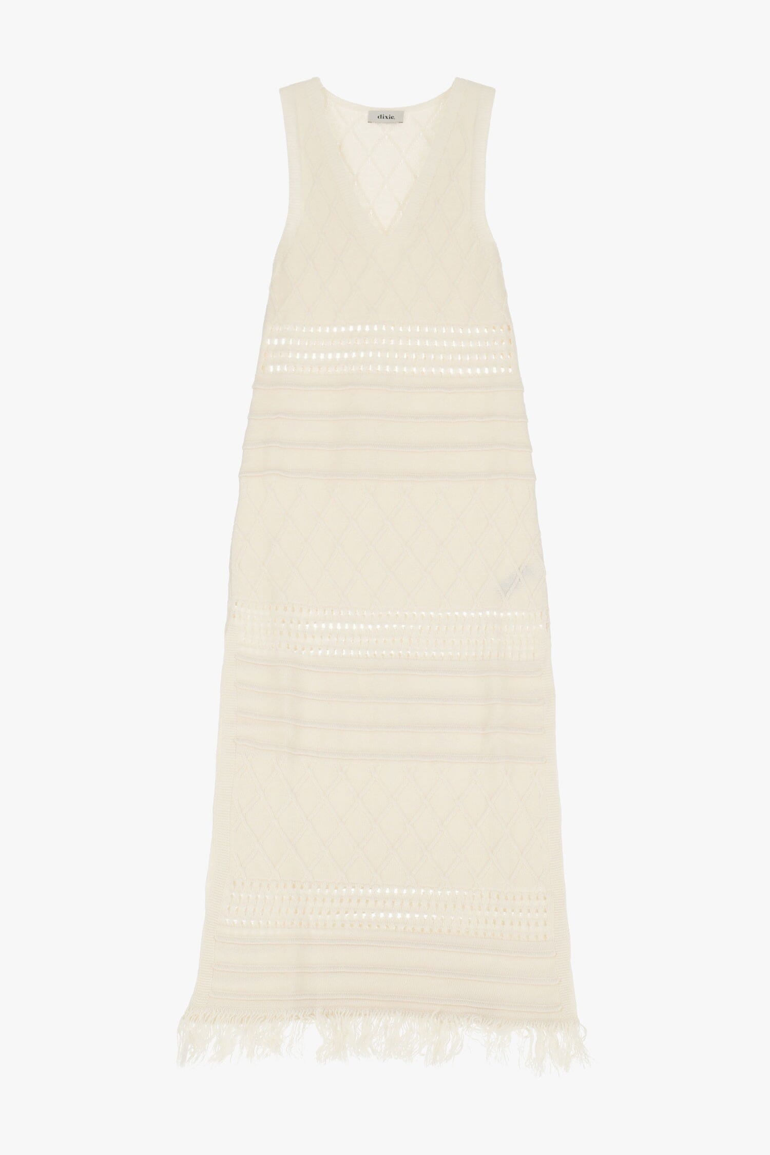 Abito Lungo Con Motivo A Righe Dixie