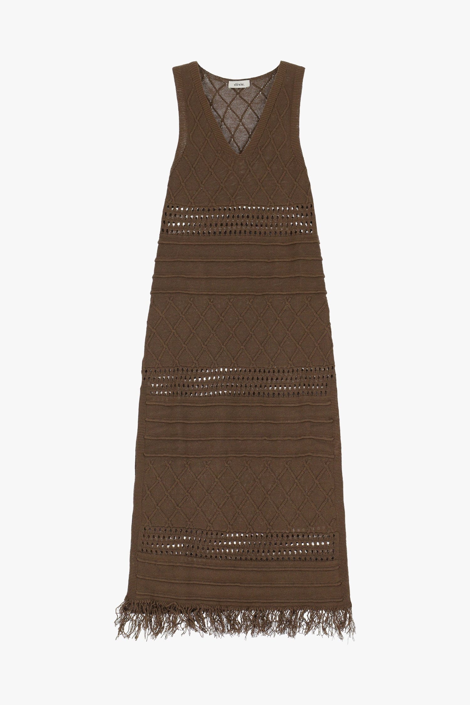 Abito Lungo Con Motivo A Righe Dixie