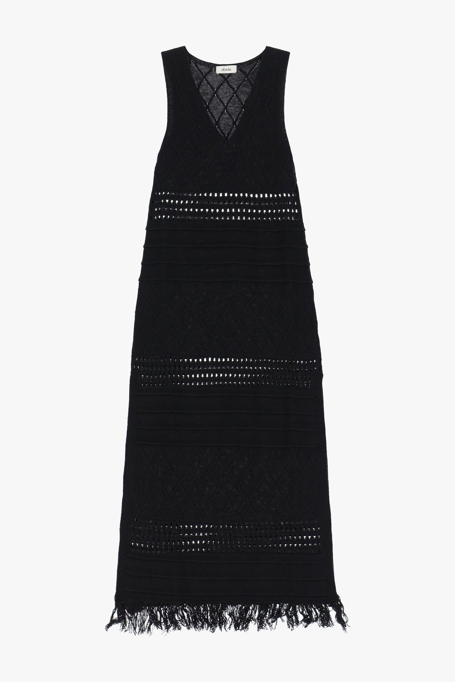 Abito Lungo Con Motivo A Righe Dixie