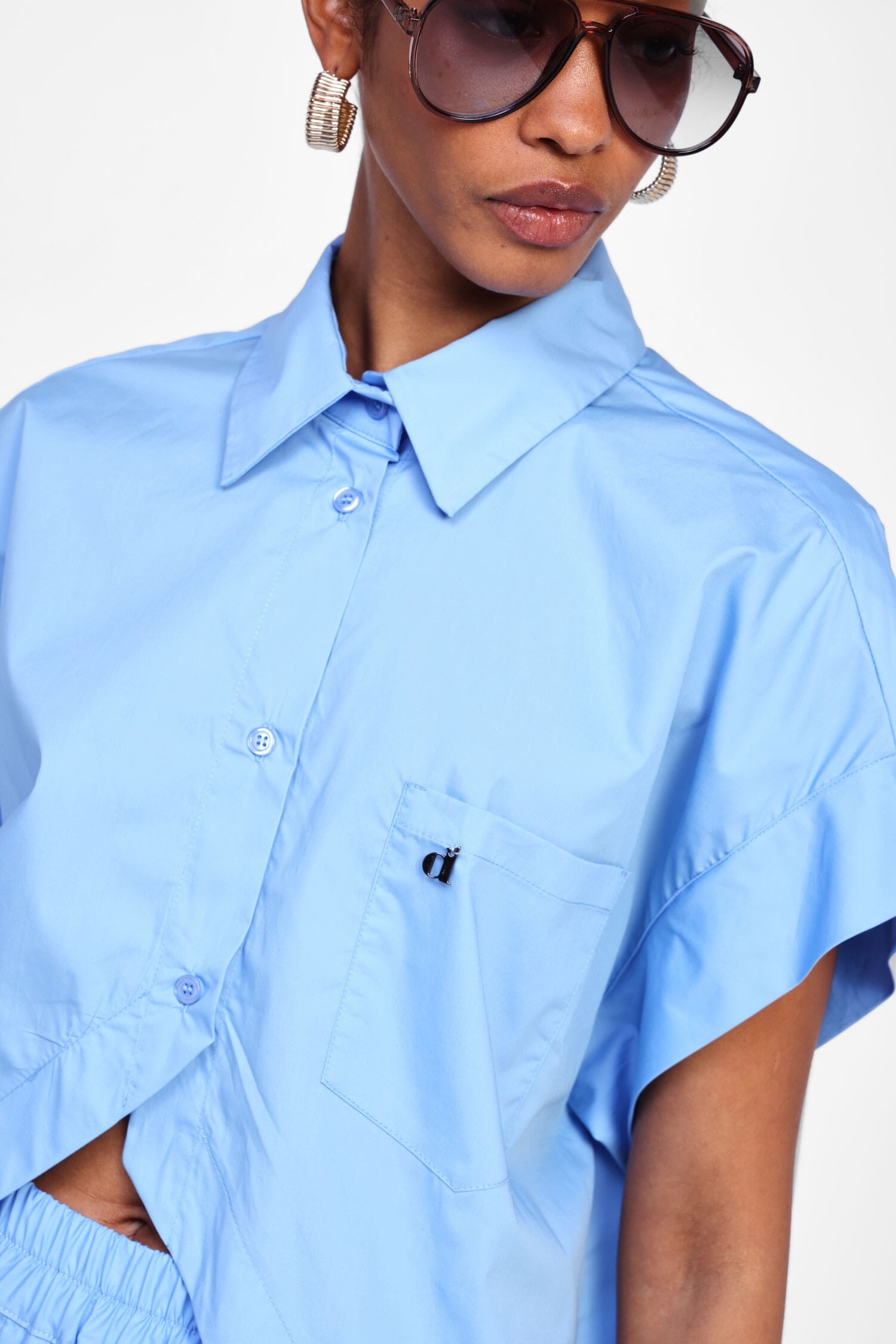 Camicia Ampia Con Colletto Classico Dixie