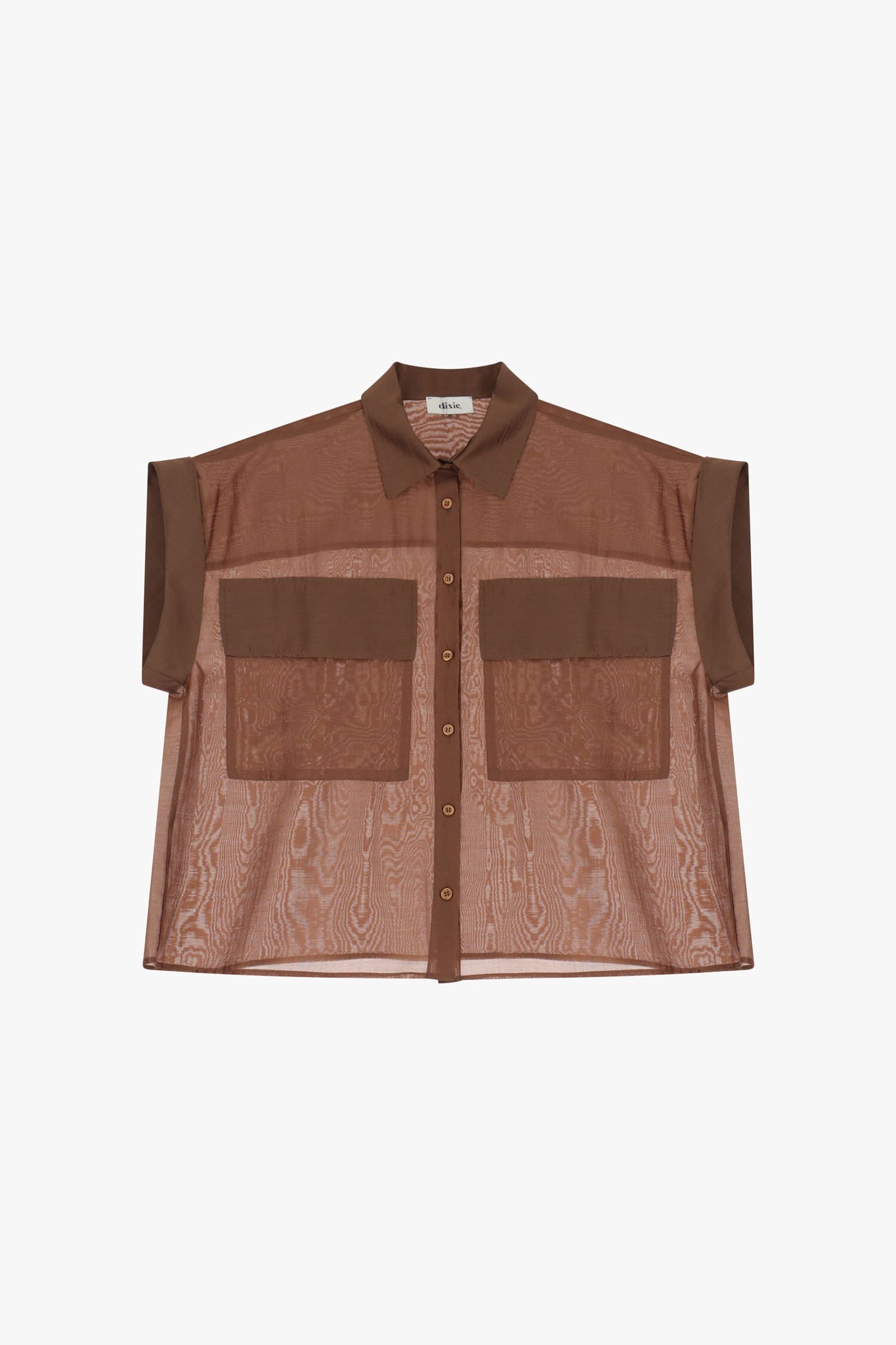 Camicia Maniche Corte Con Tasche Dixie