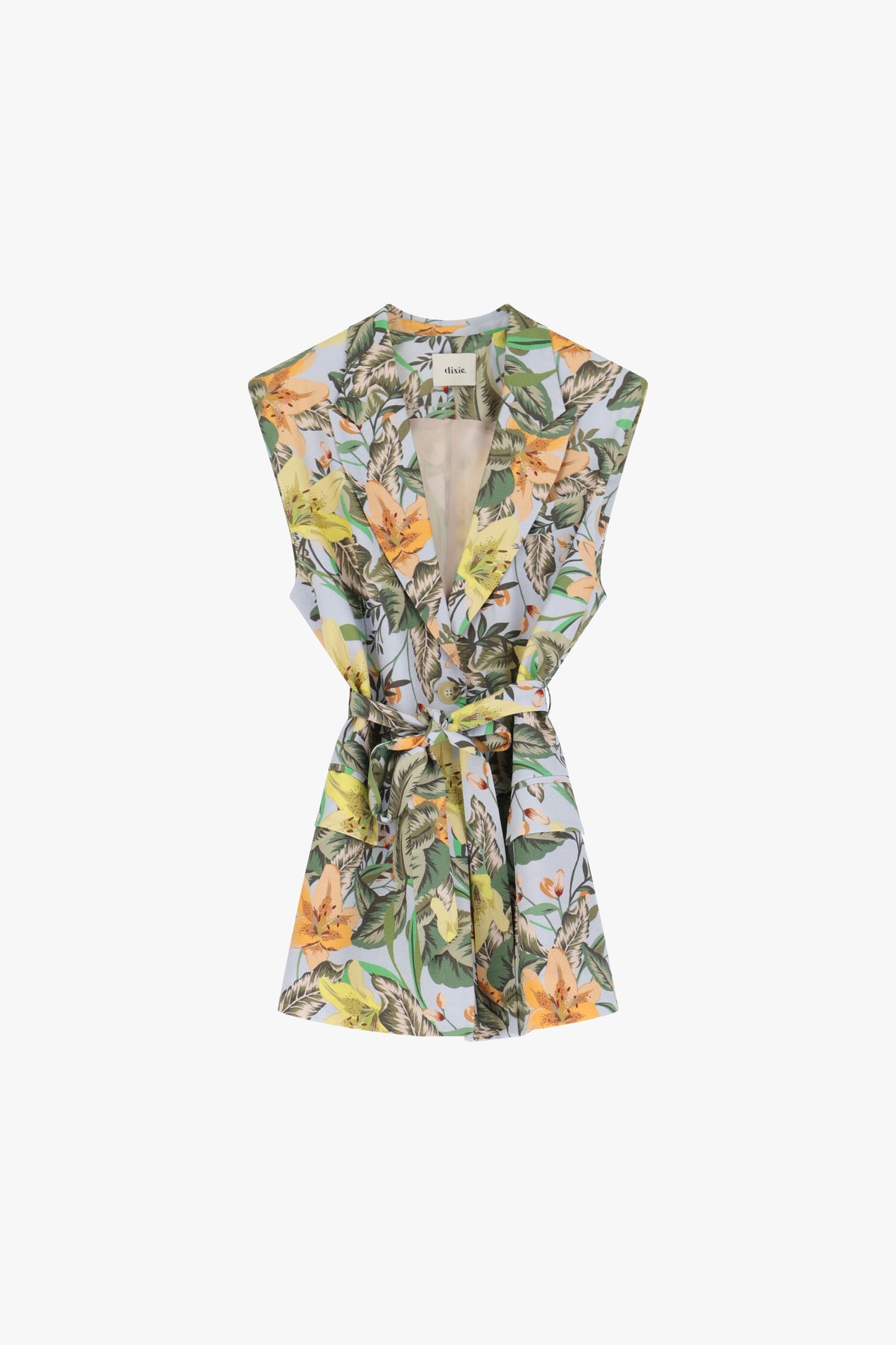 Gilet Senza Chiusura A Fiori Dixie