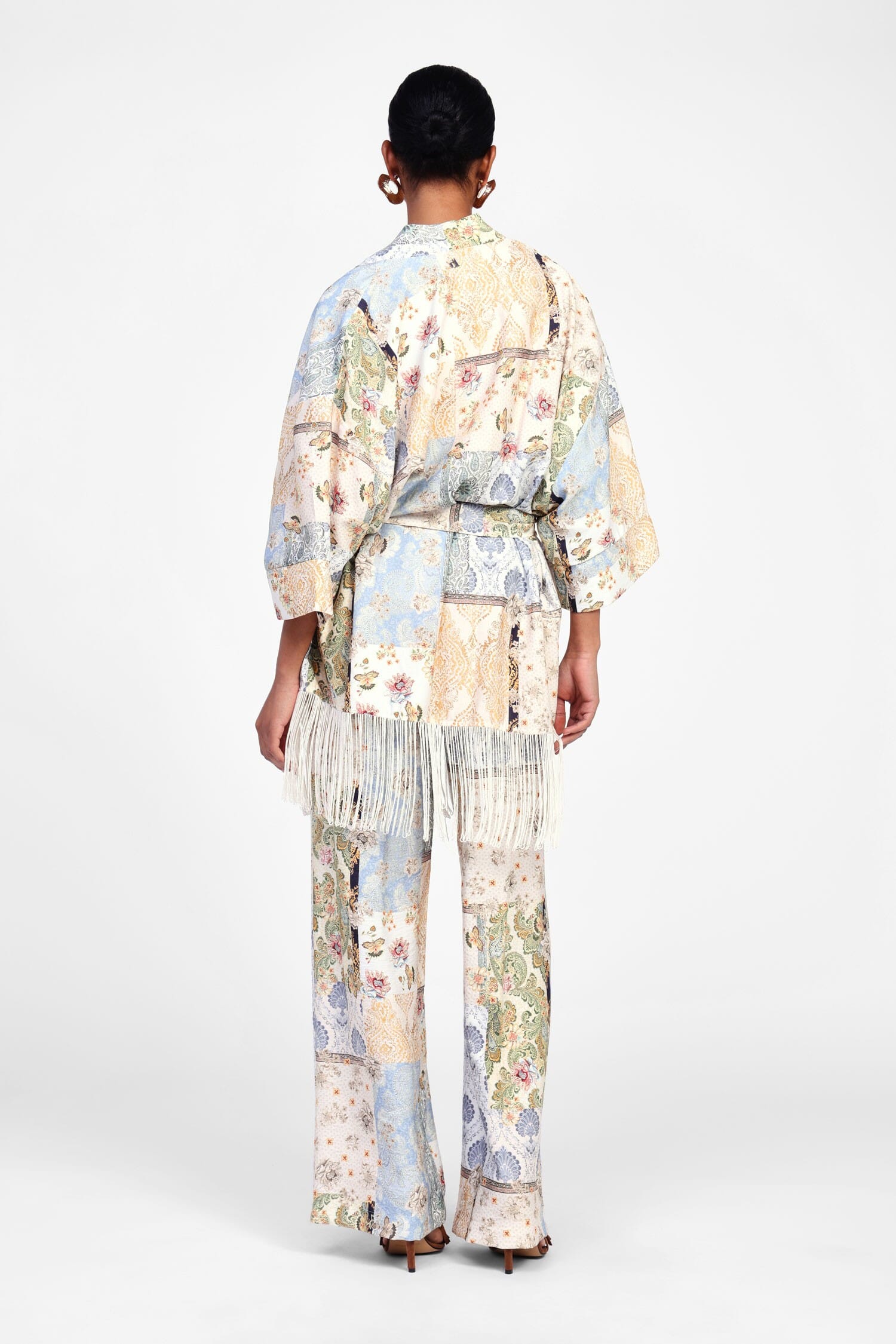 Pantaloni Larghi Con Stampa Vivace Dixie