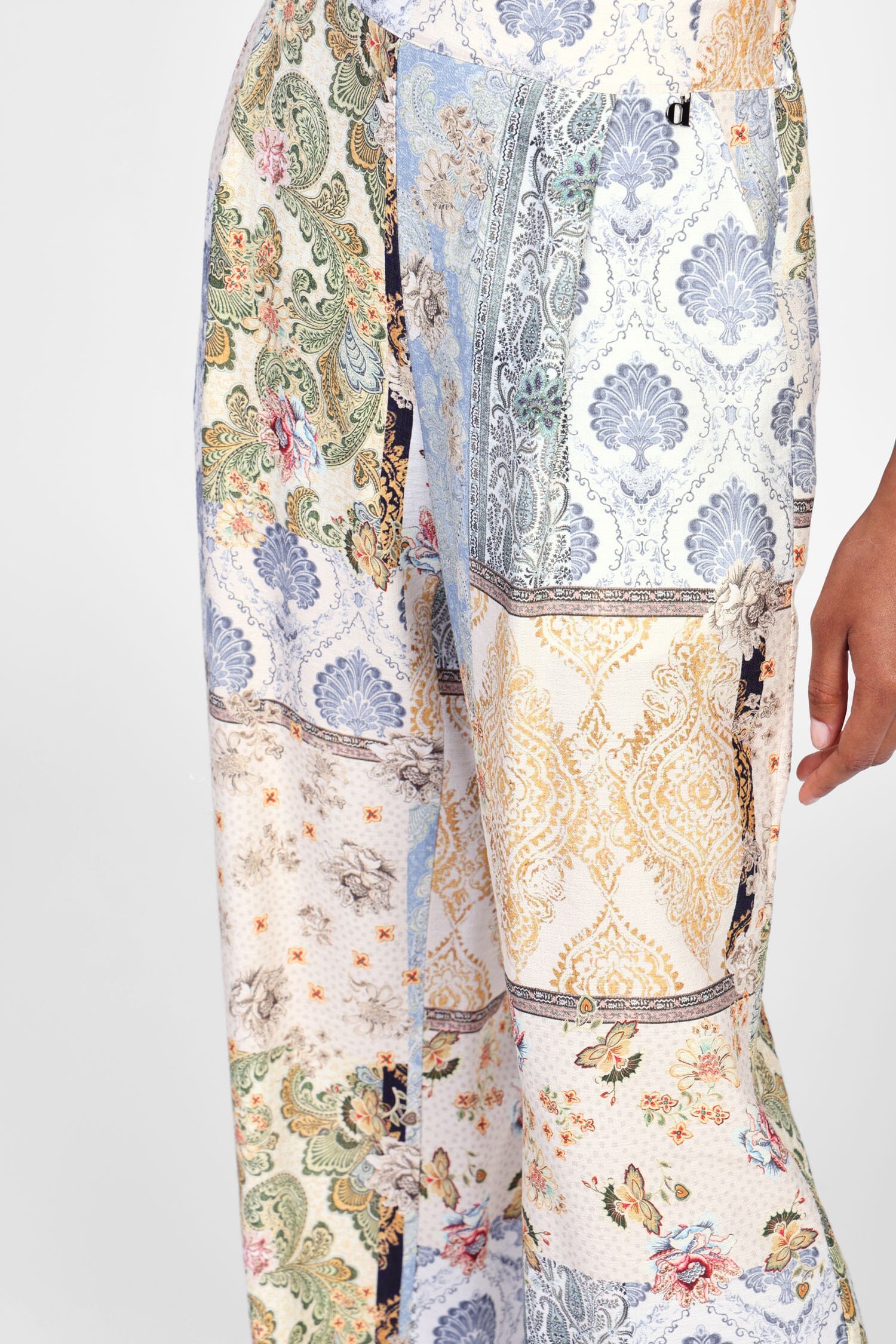 Pantaloni Larghi Con Stampa Vivace Dixie