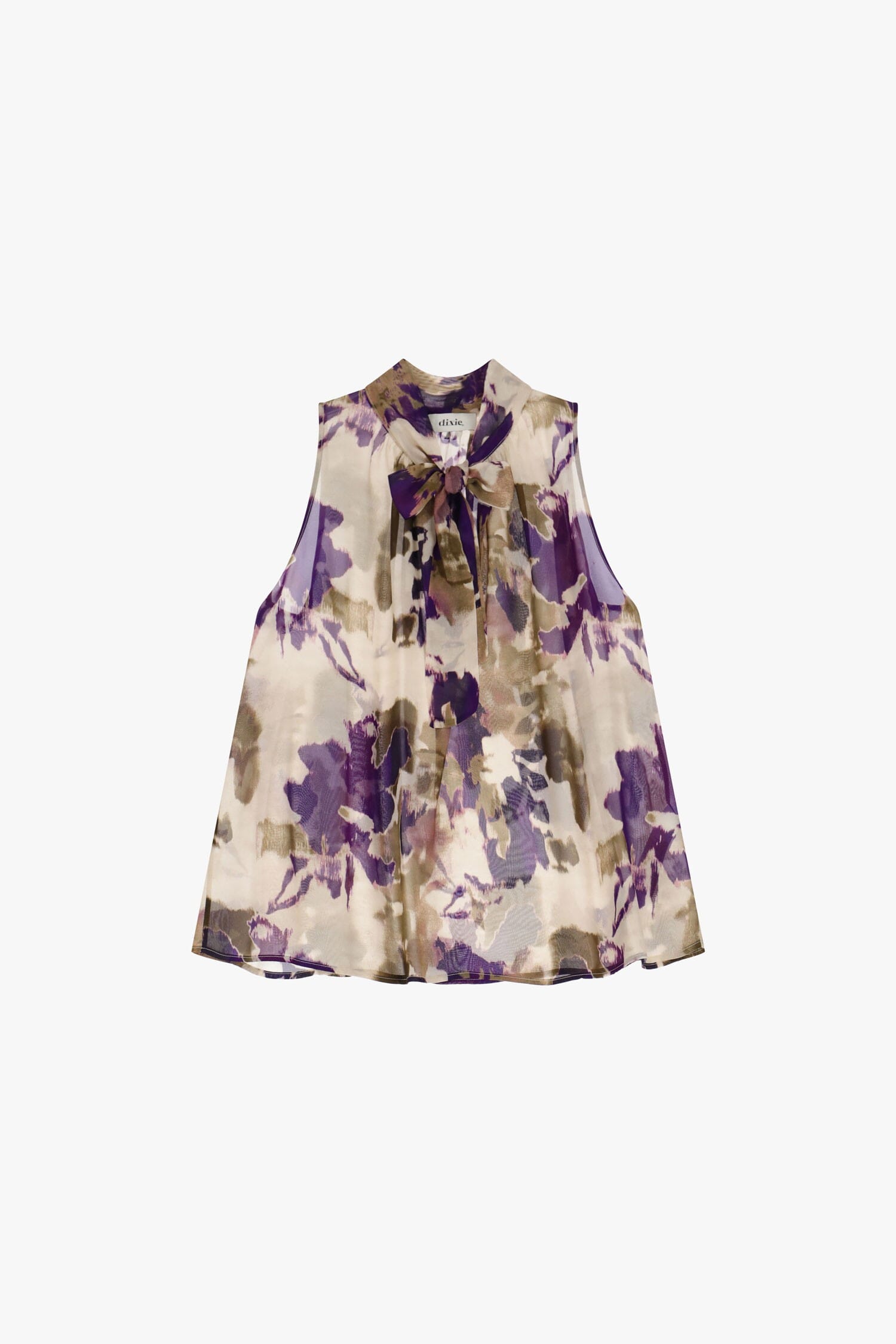 Top Senza Maniche Con Stampa Vivace Dixie