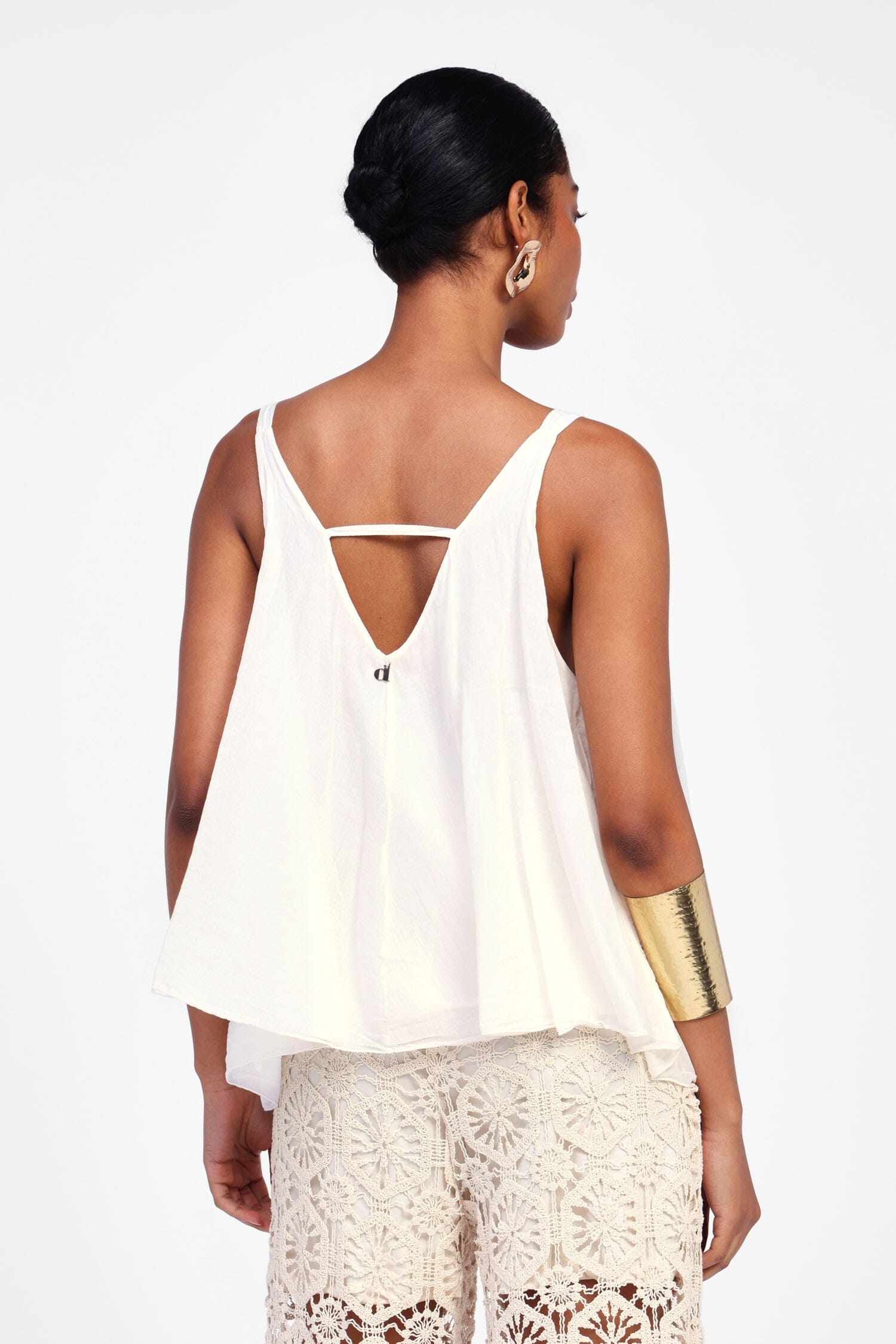 Top Con Spalline E Scollo A V Dixie