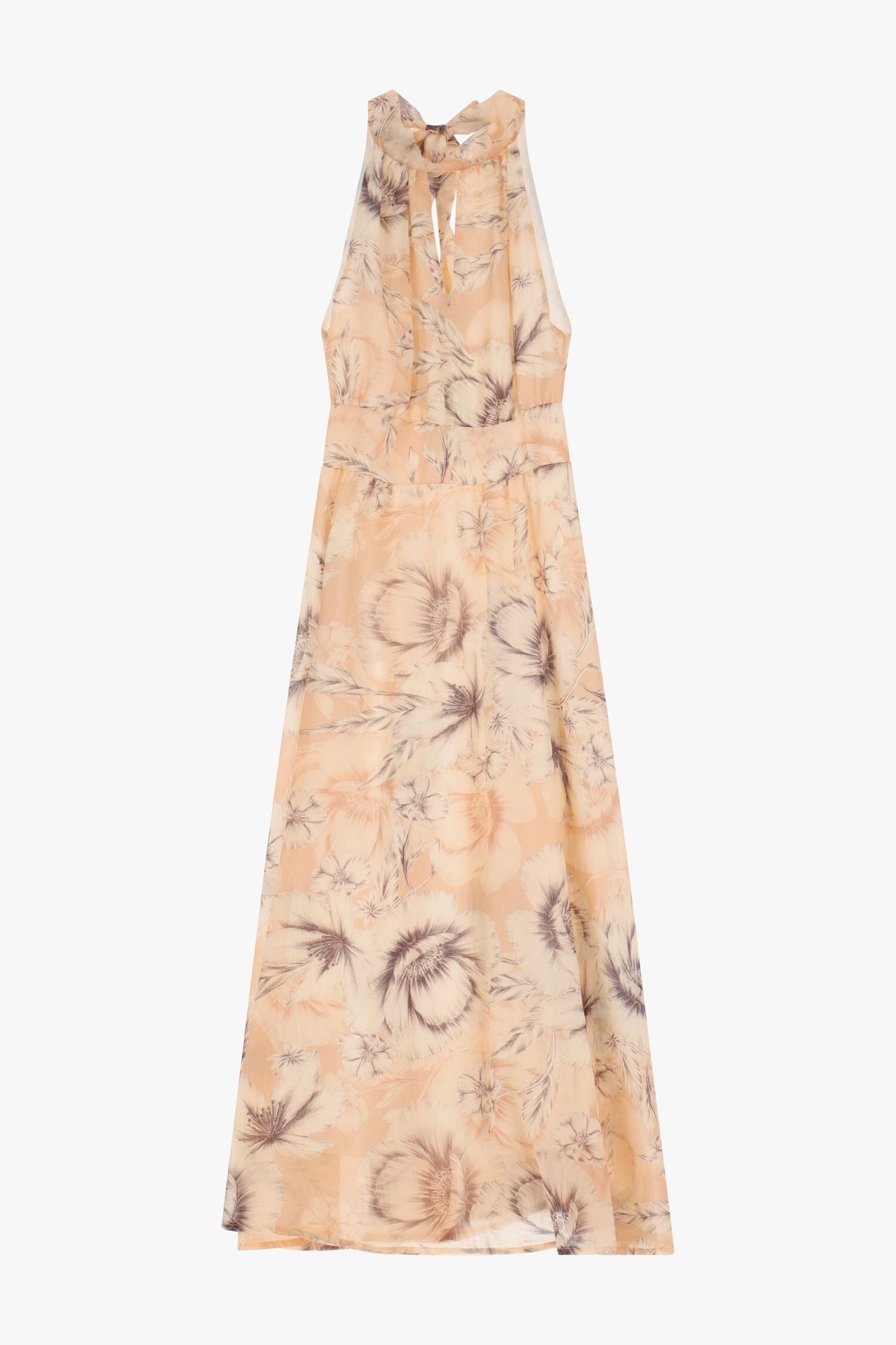 Long Dress With Delicate Floral Print Dixie