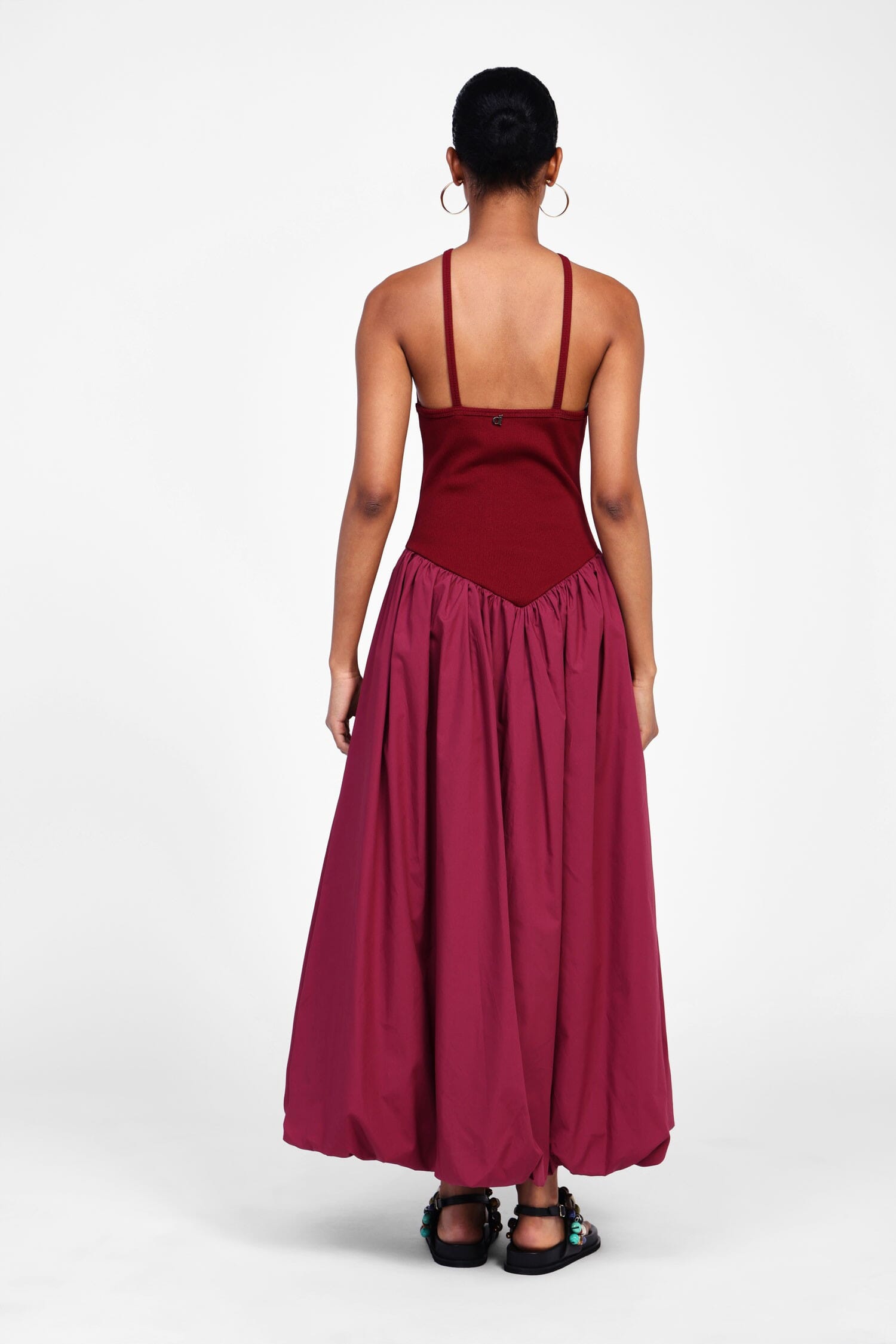 Vestito Lungo Con Spalline Incrociate Dixie