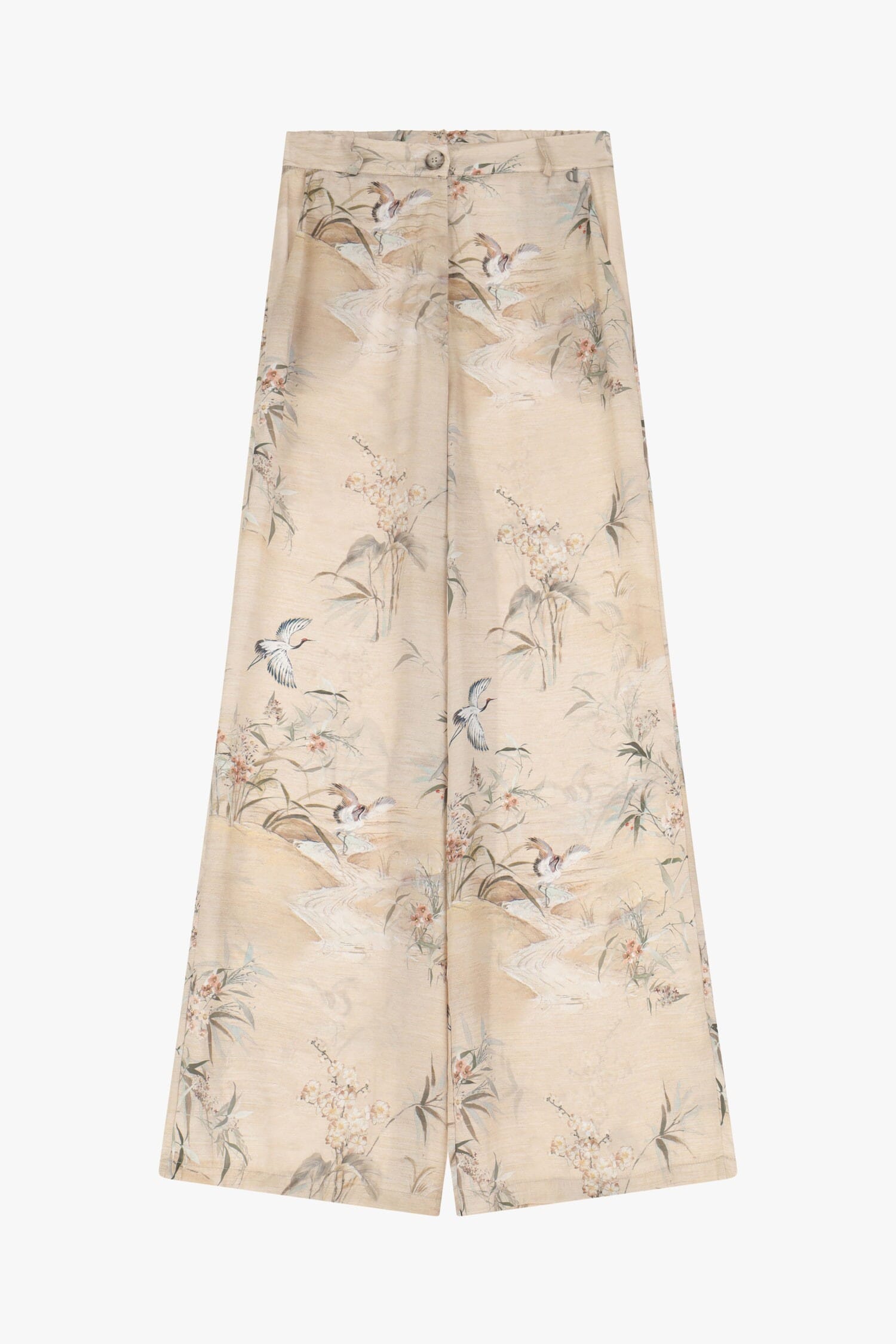 Pantalon de palace à imprimé floral Dixie