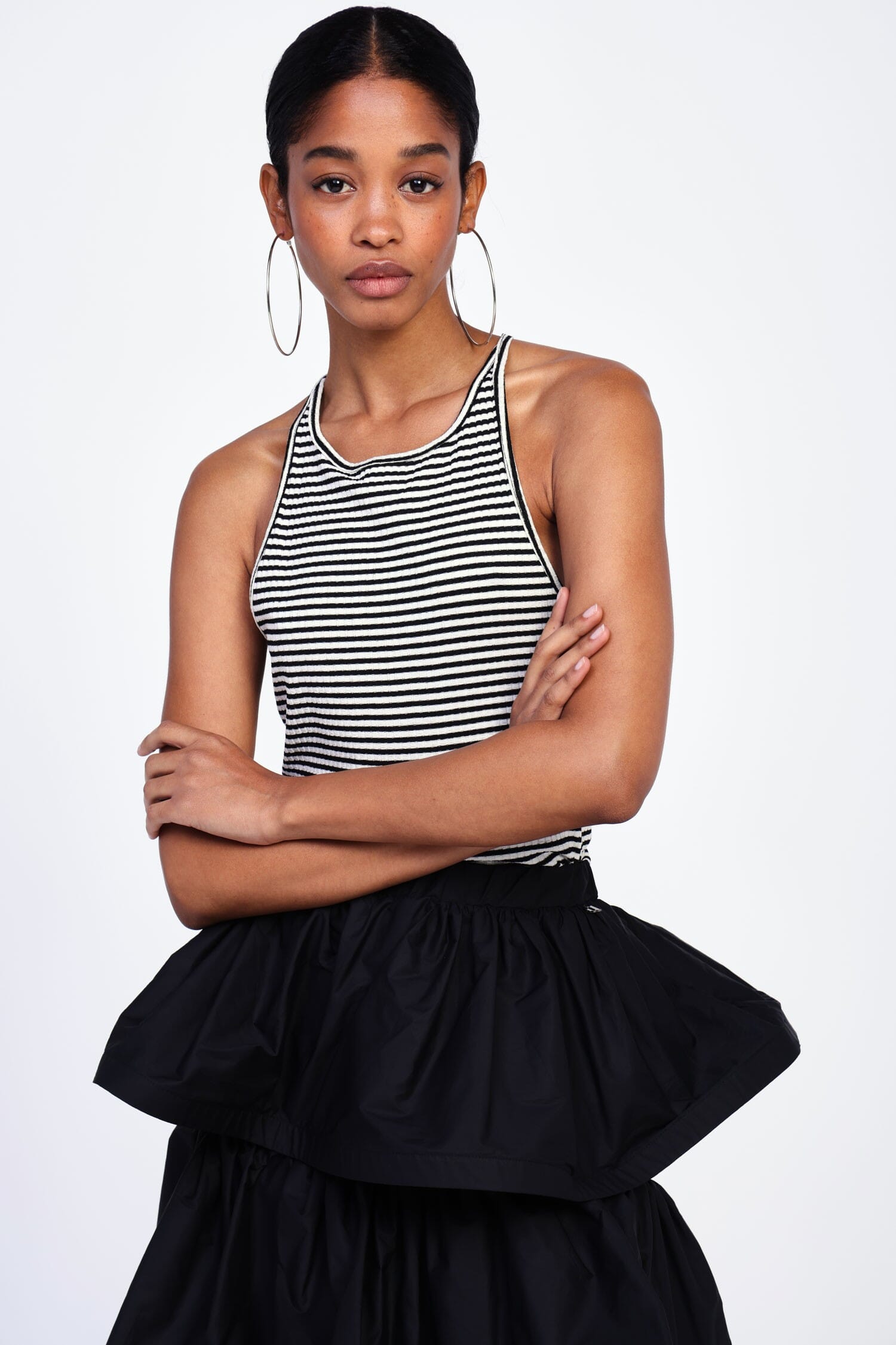 Top Con Spalle Scoperte E Righe Dixie