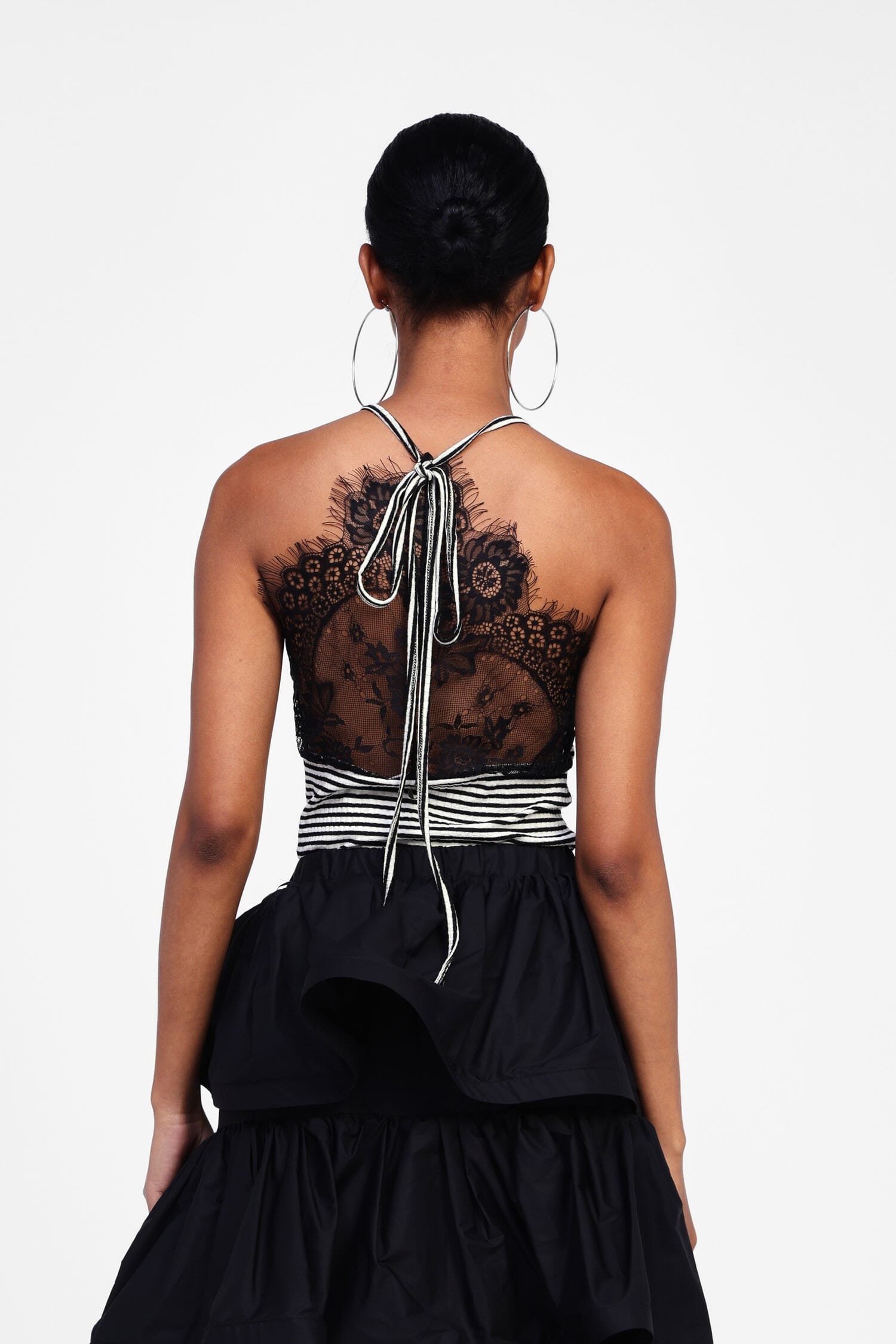 Top Con Spalle Scoperte E Righe Dixie