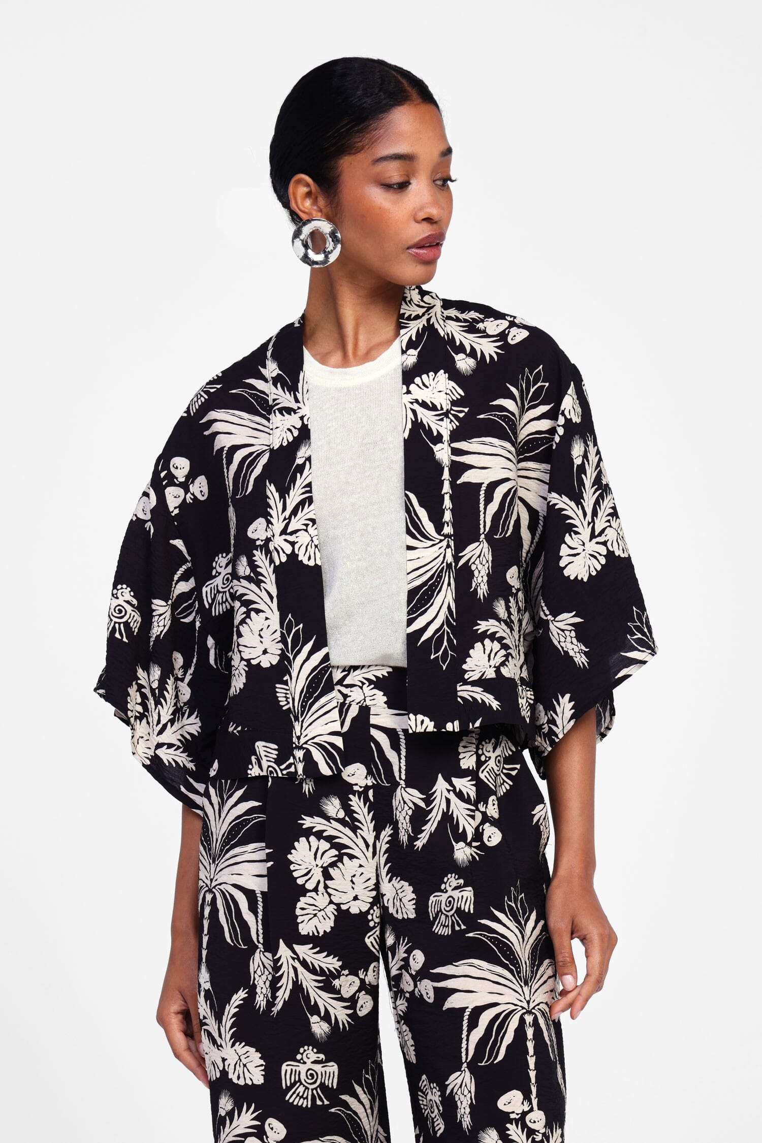 Camicia Con Stampa Floreale Ampia Dixie