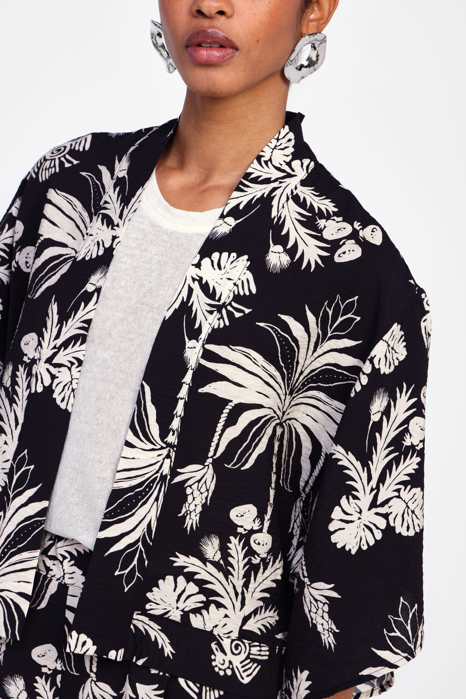 Camicia Con Stampa Floreale Ampia Dixie