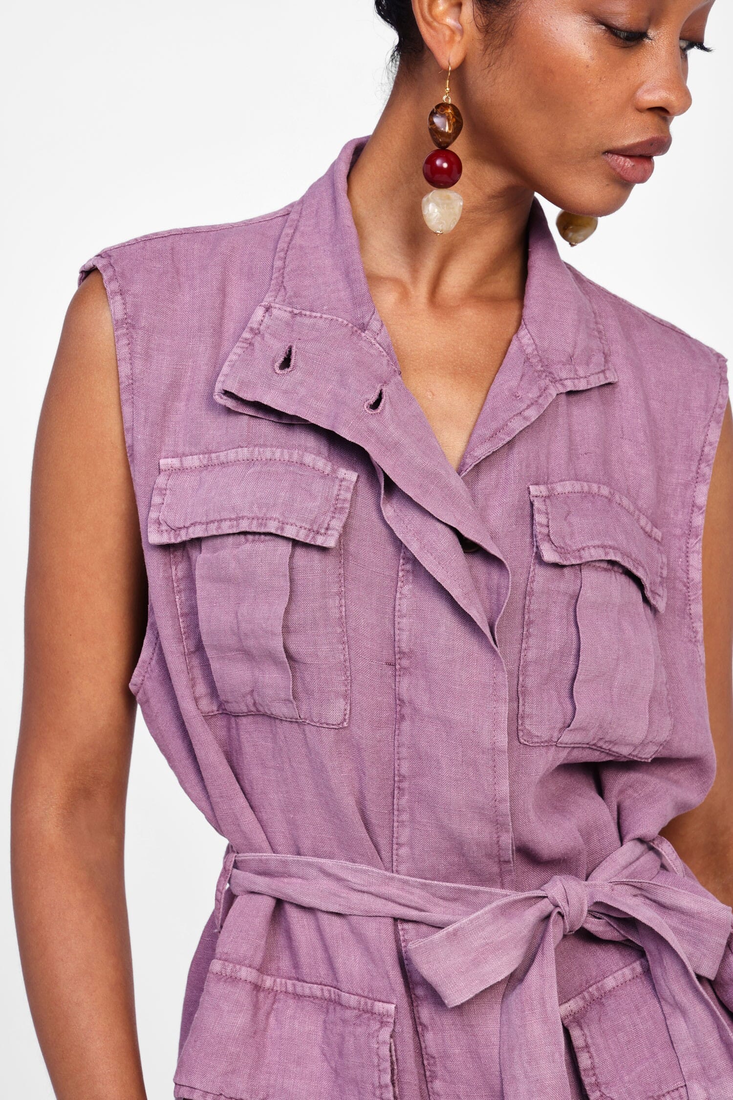 Gilet Smanicato Con Tasche Pratiche Dixie