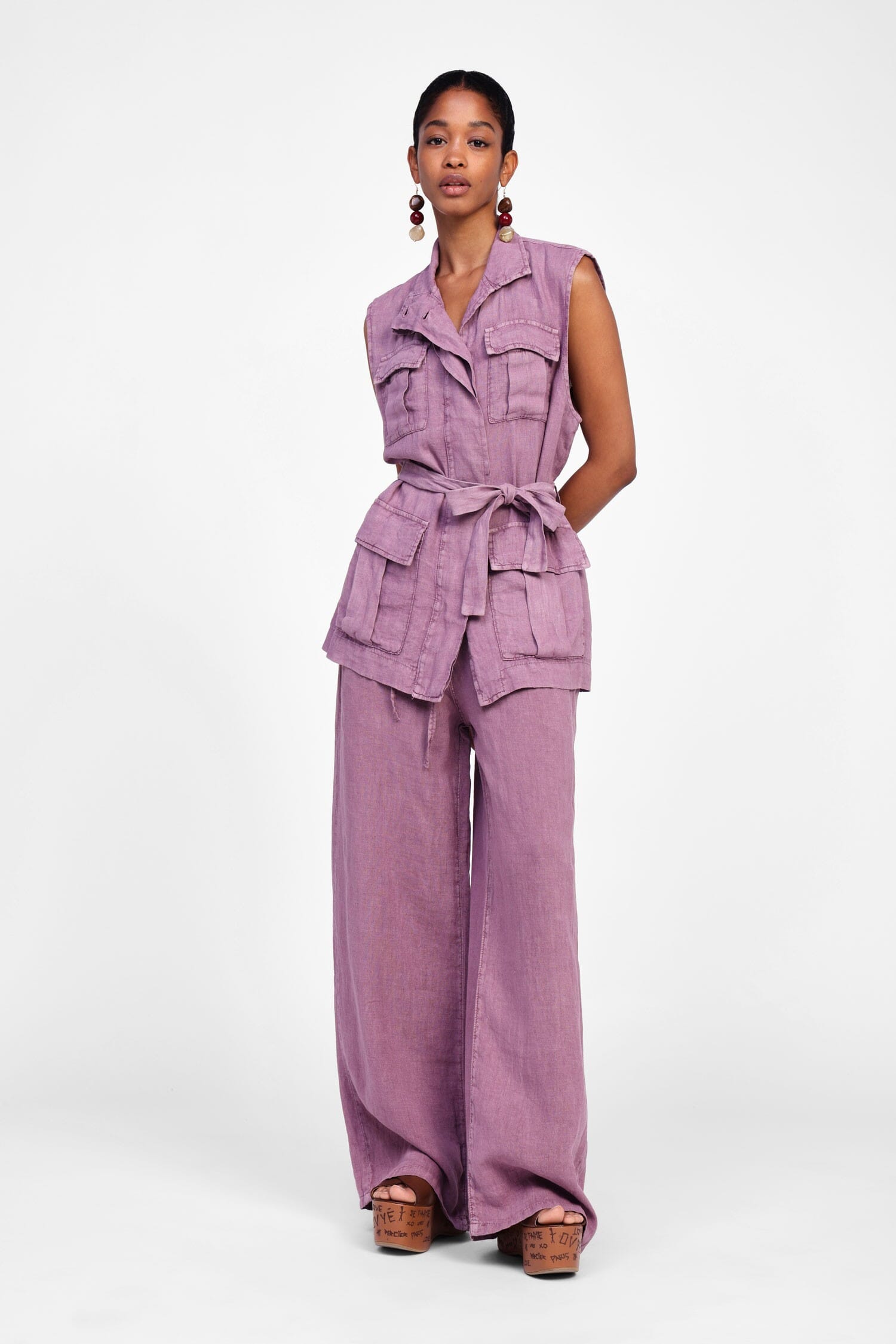 Pantaloni Ampi Con Vita Elasticizzata Dixie