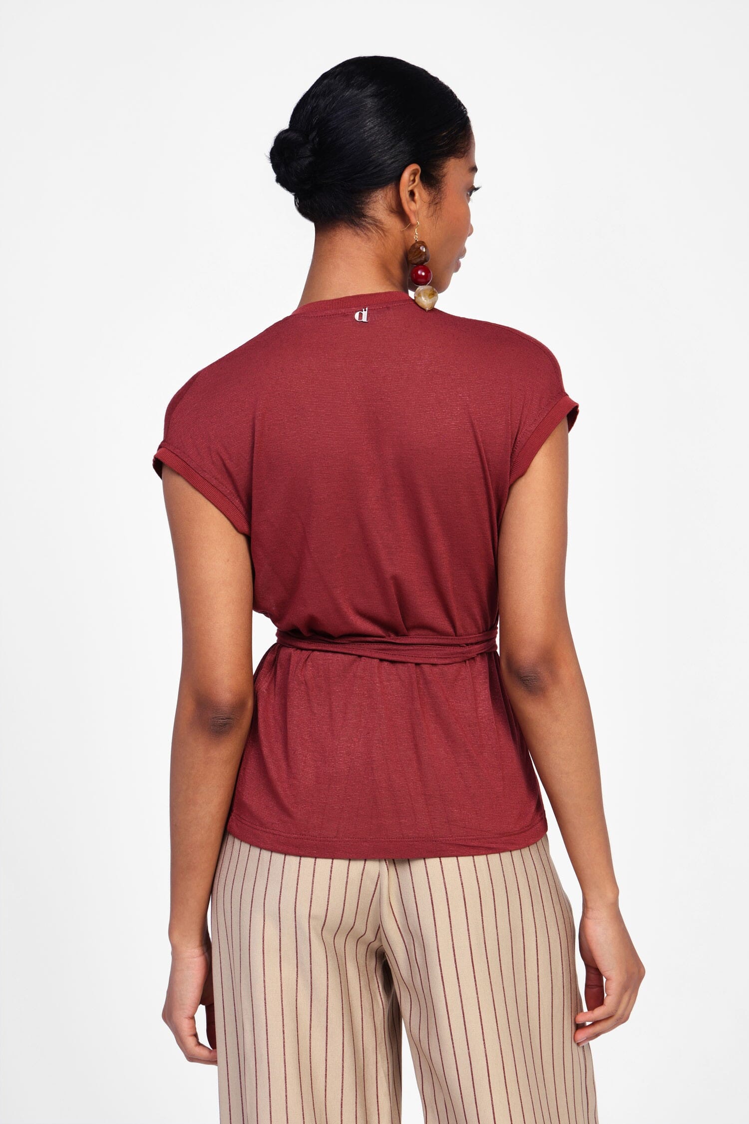 Haut croisé avec ceinture réglable Dixie