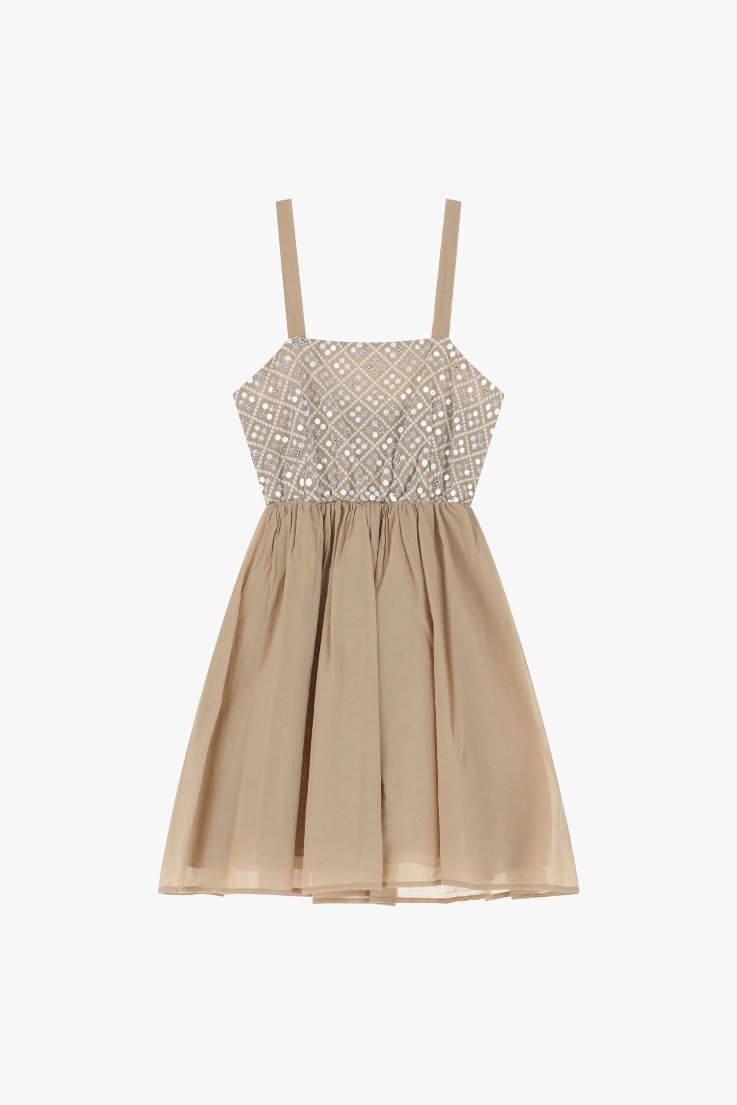 Abito Corto Con Spalline E Stampa Dixie